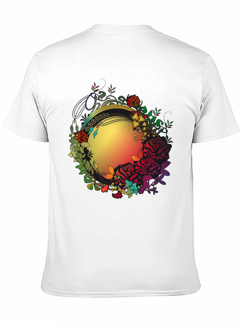 Floral Circle Graphic Tee