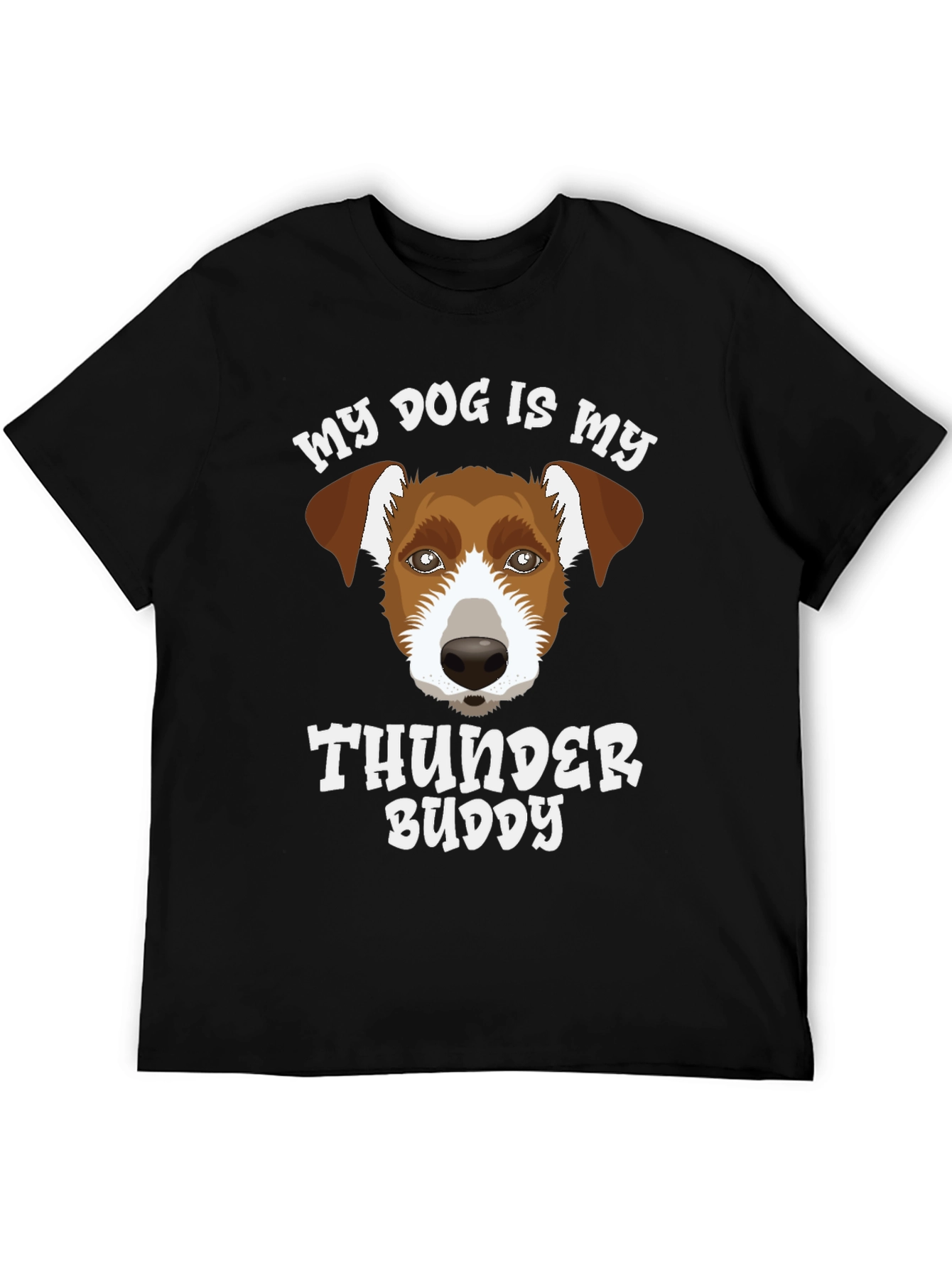 Dog Lover T-Shirt - My Dog Is My Thunder Buddy