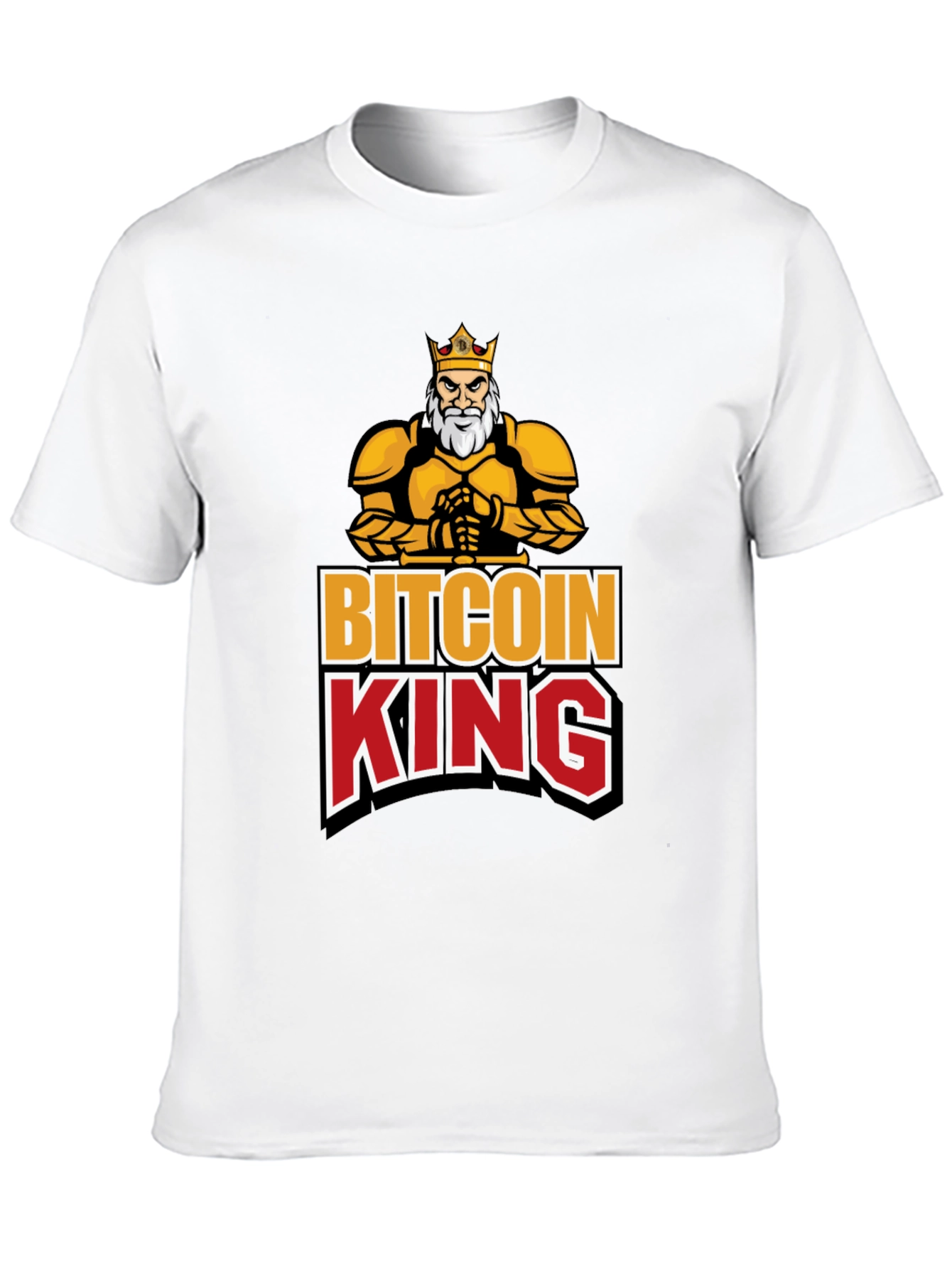 Bitcoin King Black Graphic T-Shirt