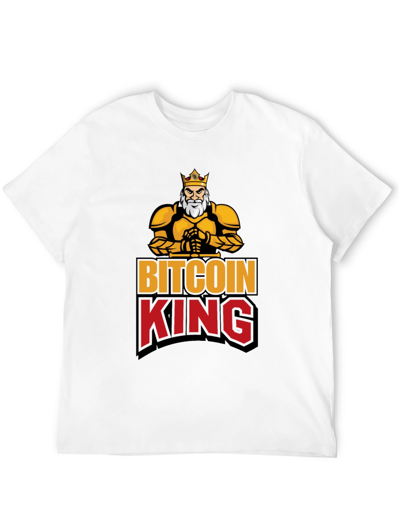 Bitcoin King Black Graphic T-Shirt