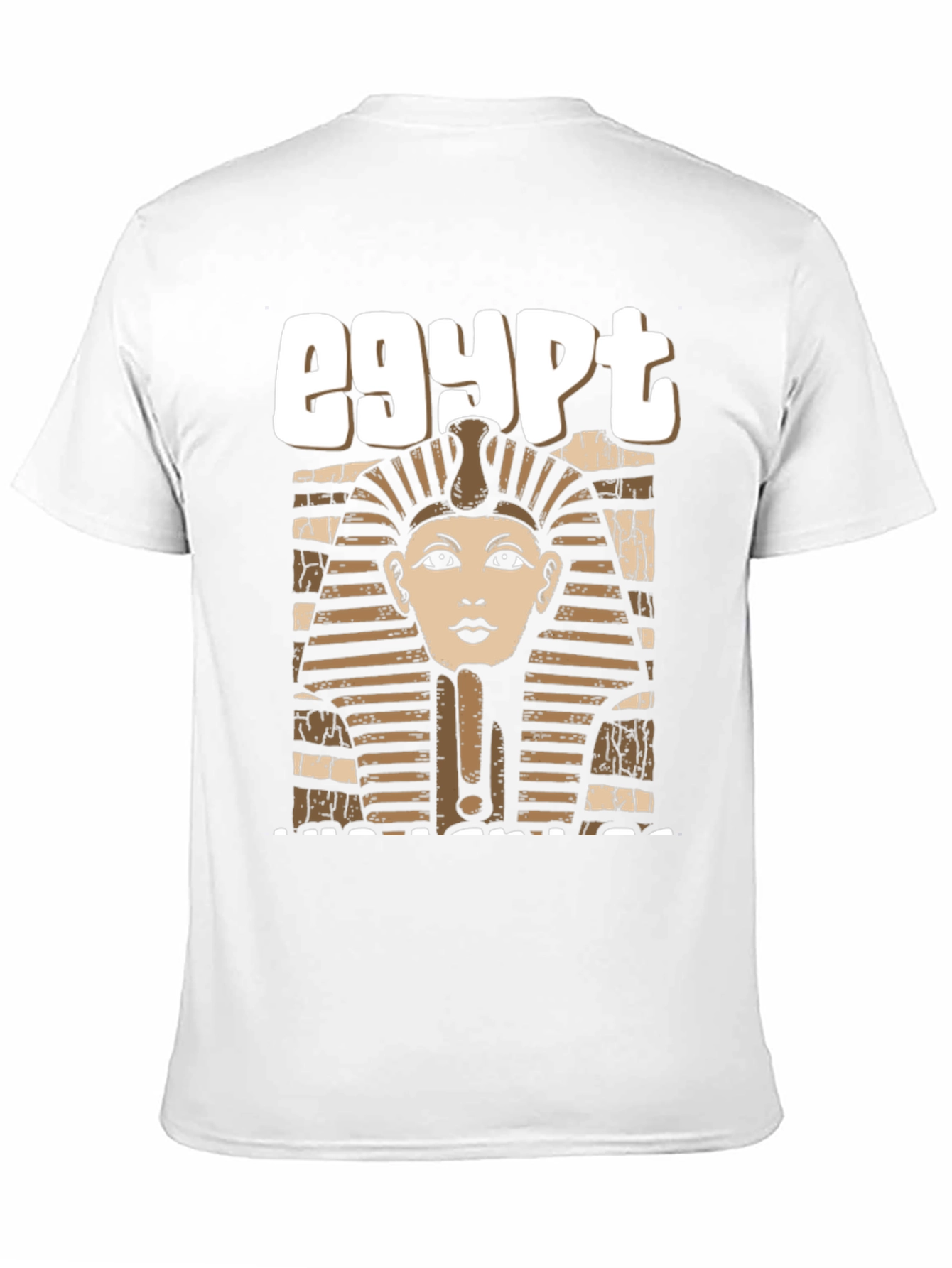 Egypt Pharaoh Graphic Tee - Black Cotton T-Shirt