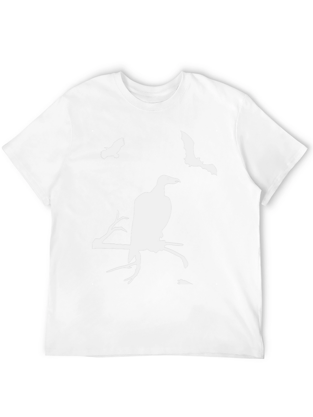 Creepy Bird Graphic T-Shirt - Halloween Ready!