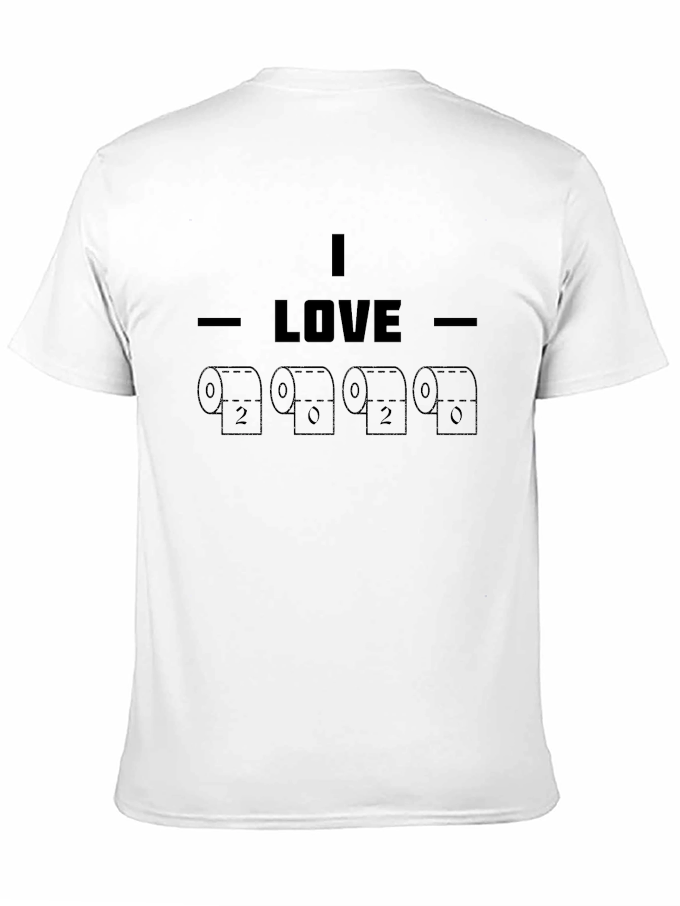 I Love Toilet Paper Novelty T-Shirt
