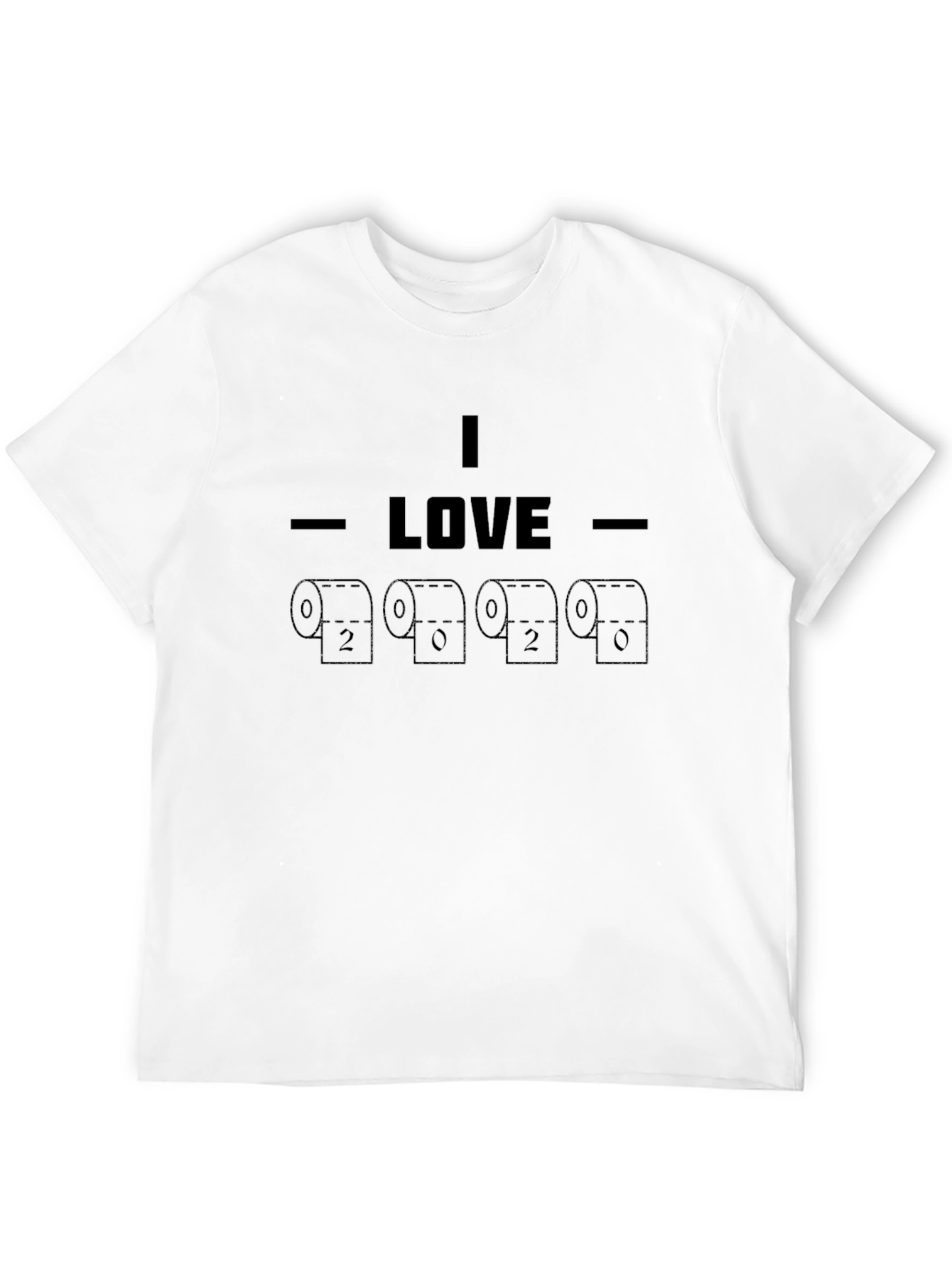 I Love Toilet Paper Novelty T-Shirt