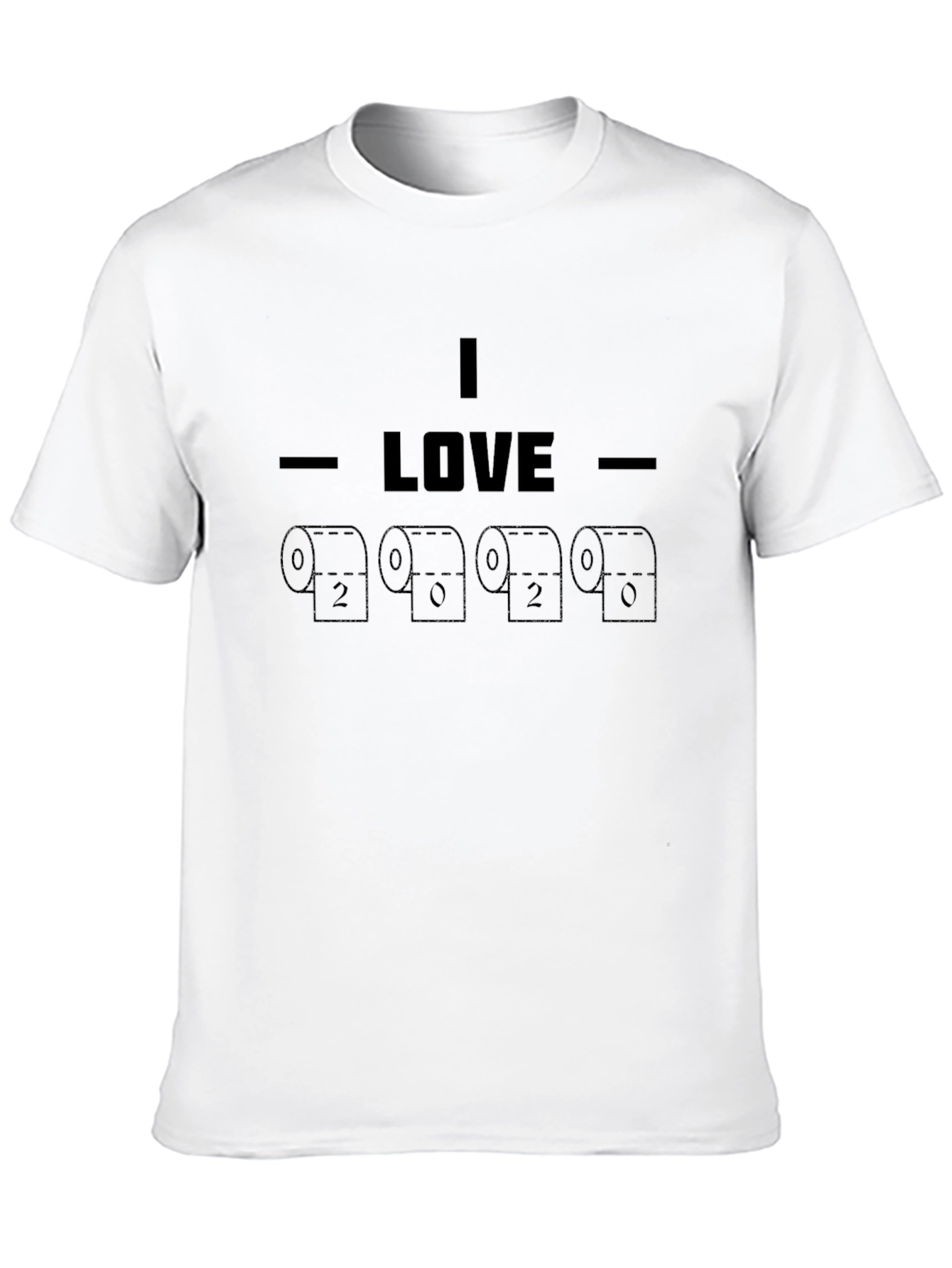 I Love Toilet Paper Novelty T-Shirt