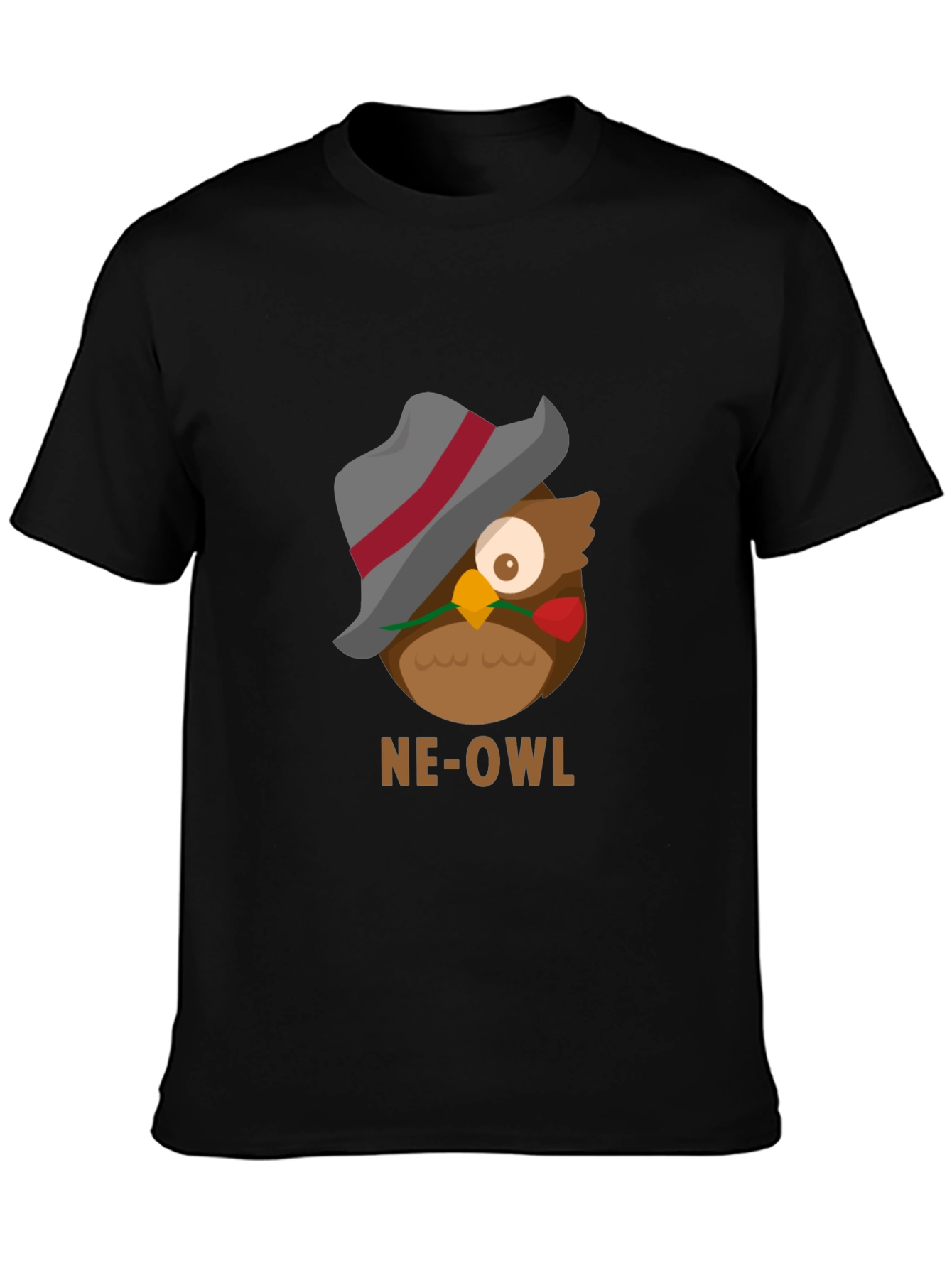 NE-OWL Graphic Tee - Stylish Owl Design