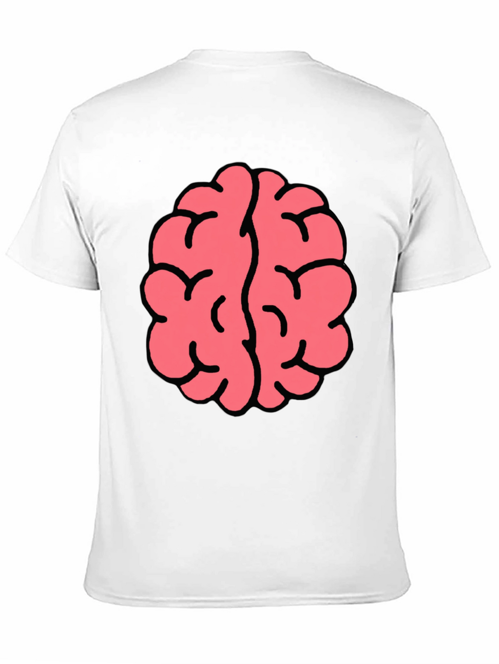 Brain Graphic Tee - Black Cotton Blend