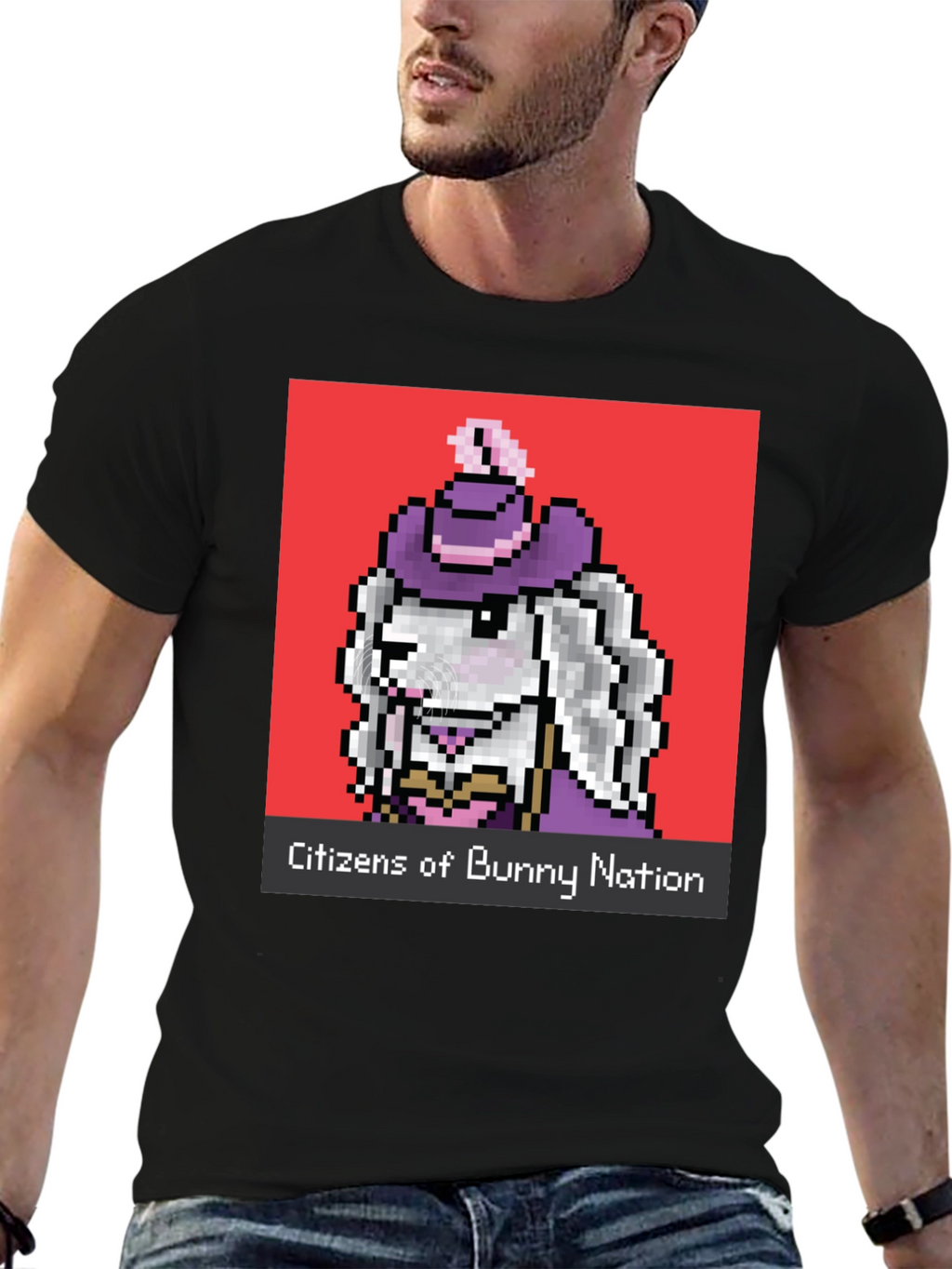 Citizens of Bunny Nation T-Shirt - Black