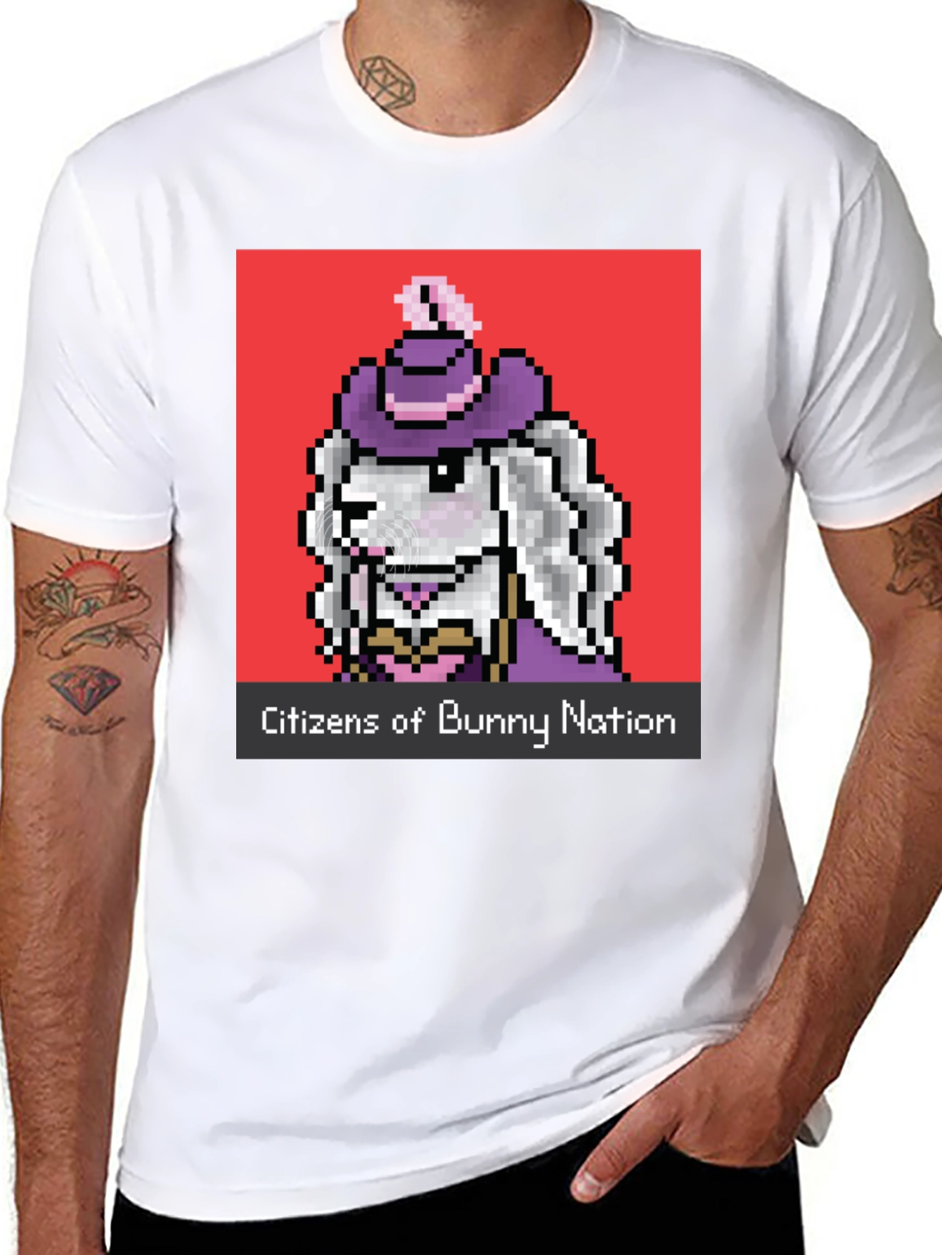 Citizens of Bunny Nation T-Shirt - Black