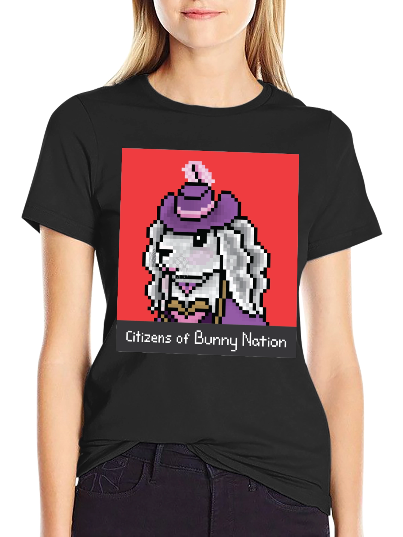 Citizens of Bunny Nation T-Shirt - Black