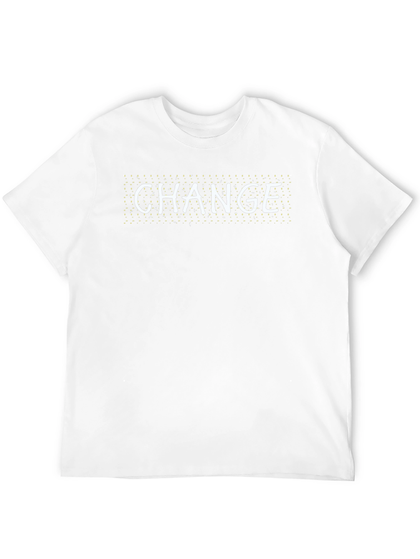 Change Graphic T-Shirt - Black Crew Neck Tee
