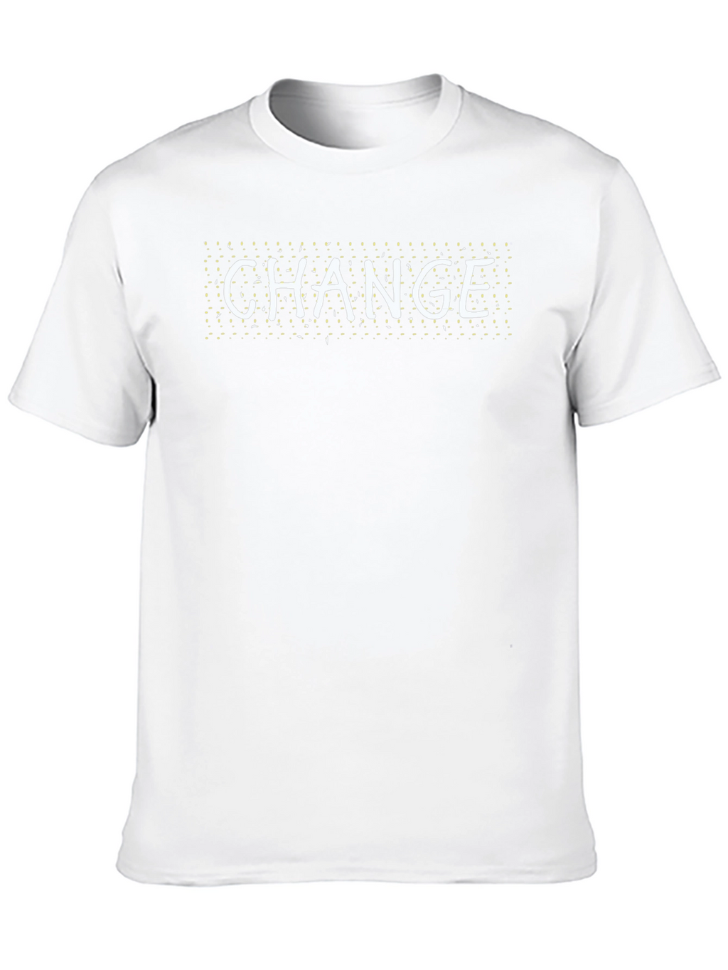 Change Graphic T-Shirt - Black Crew Neck Tee