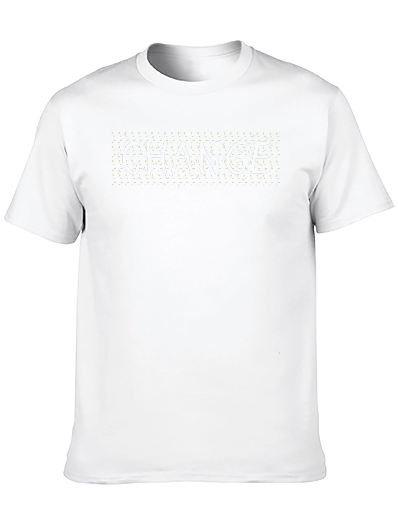 Change Graphic T-Shirt - Black Crew Neck Tee