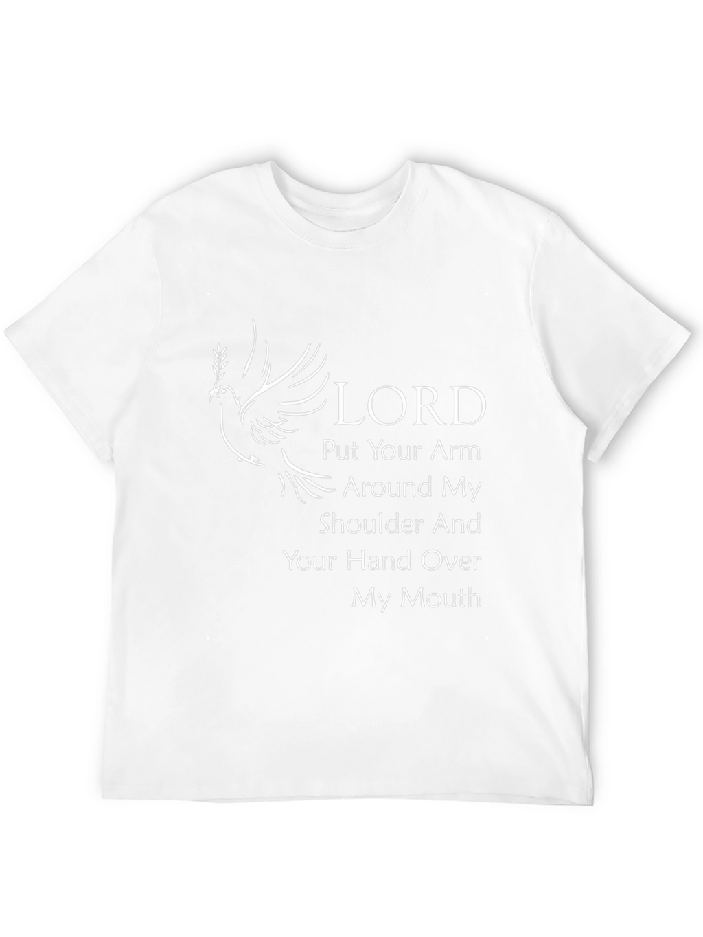 Lord Graphic Print Black T-Shirt