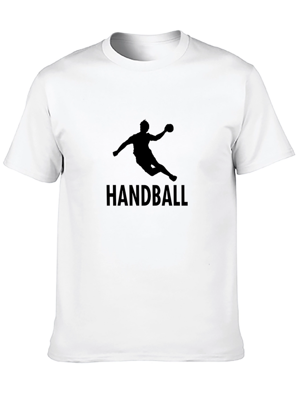 Handball Graphic Tee - Sporty Black T-Shirt