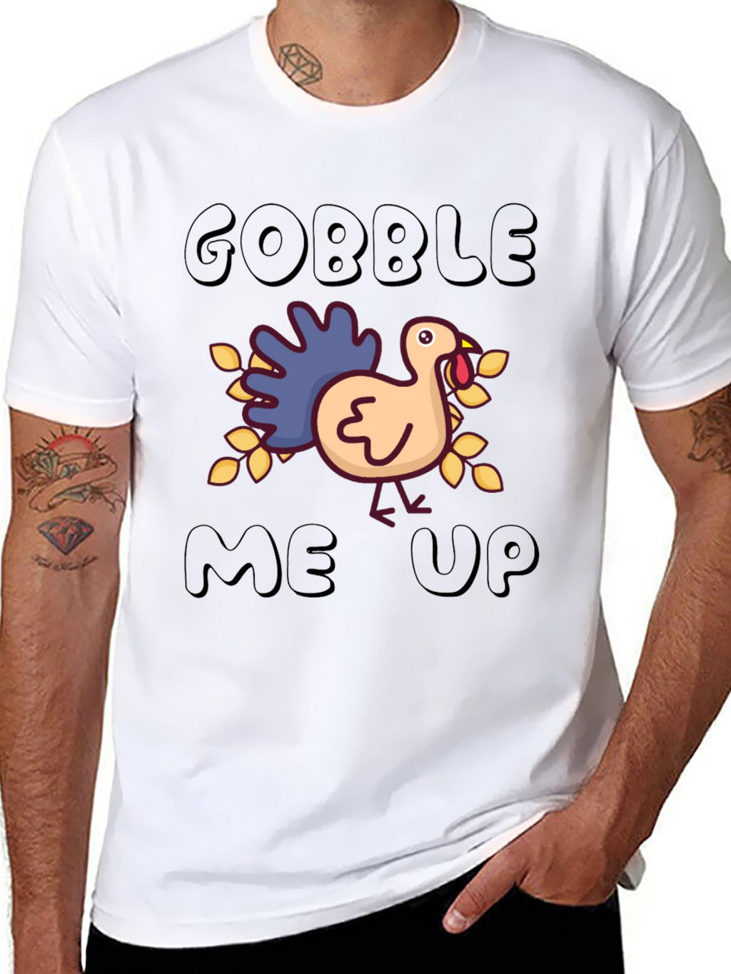 Gobble Me Up Turkey Thanksgiving T-Shirt