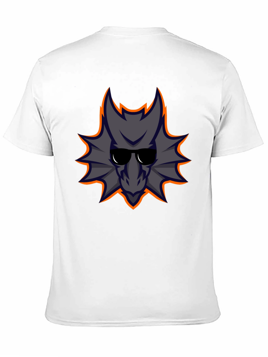 Cool Dragon Graphic Tee - Black Cotton Casual Shirt