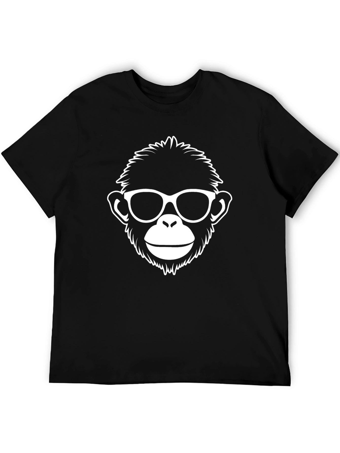 Cool Monkey Face T-Shirt - Graphic Tee