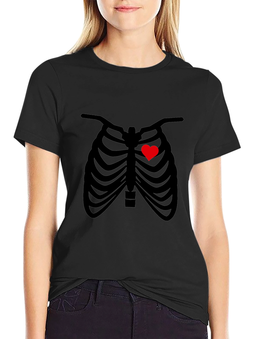 Heart Rib Cage Graphic Tee - Unisex