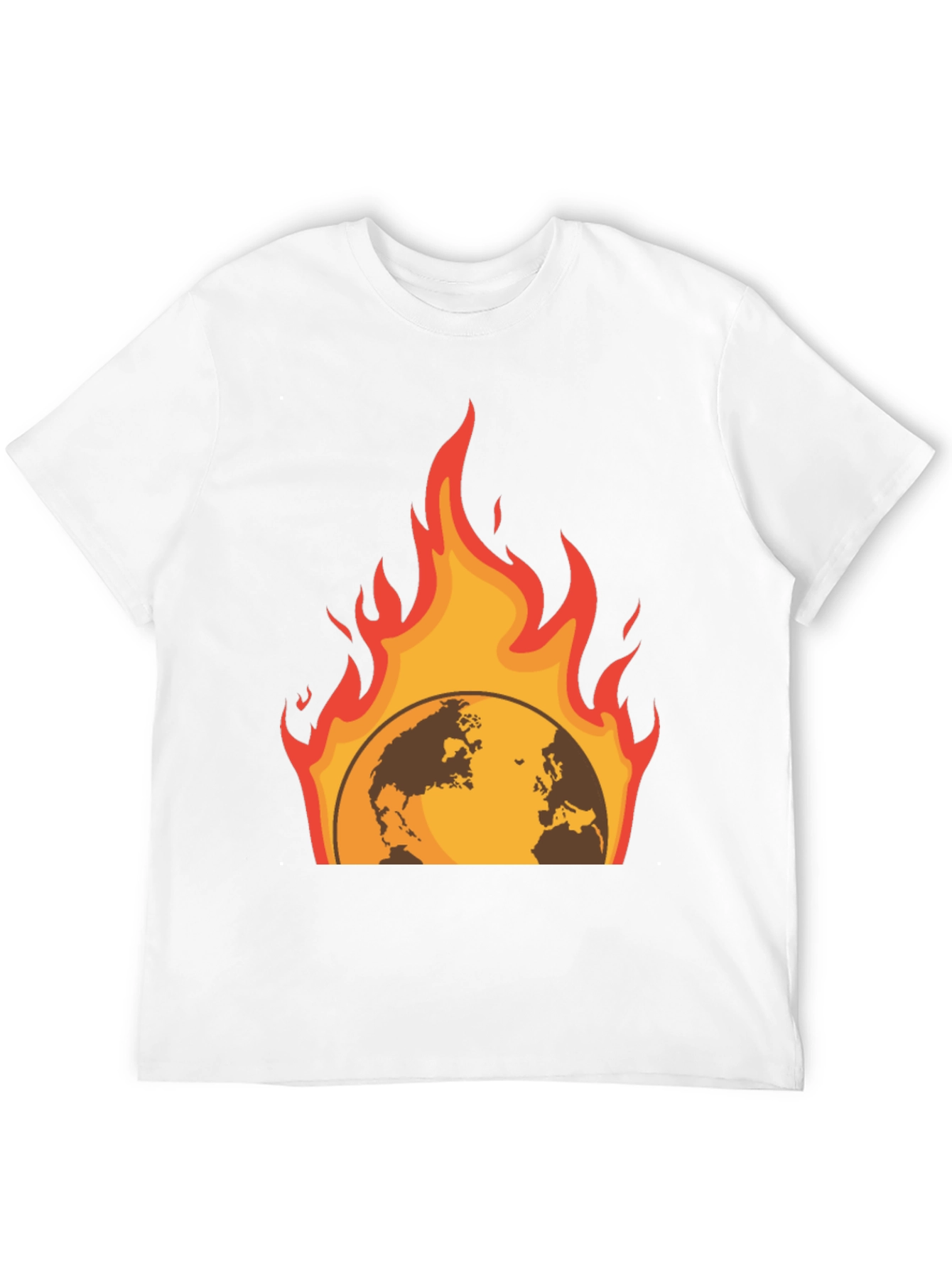 Global Warming Graphic Tee - Black Short Sleeve