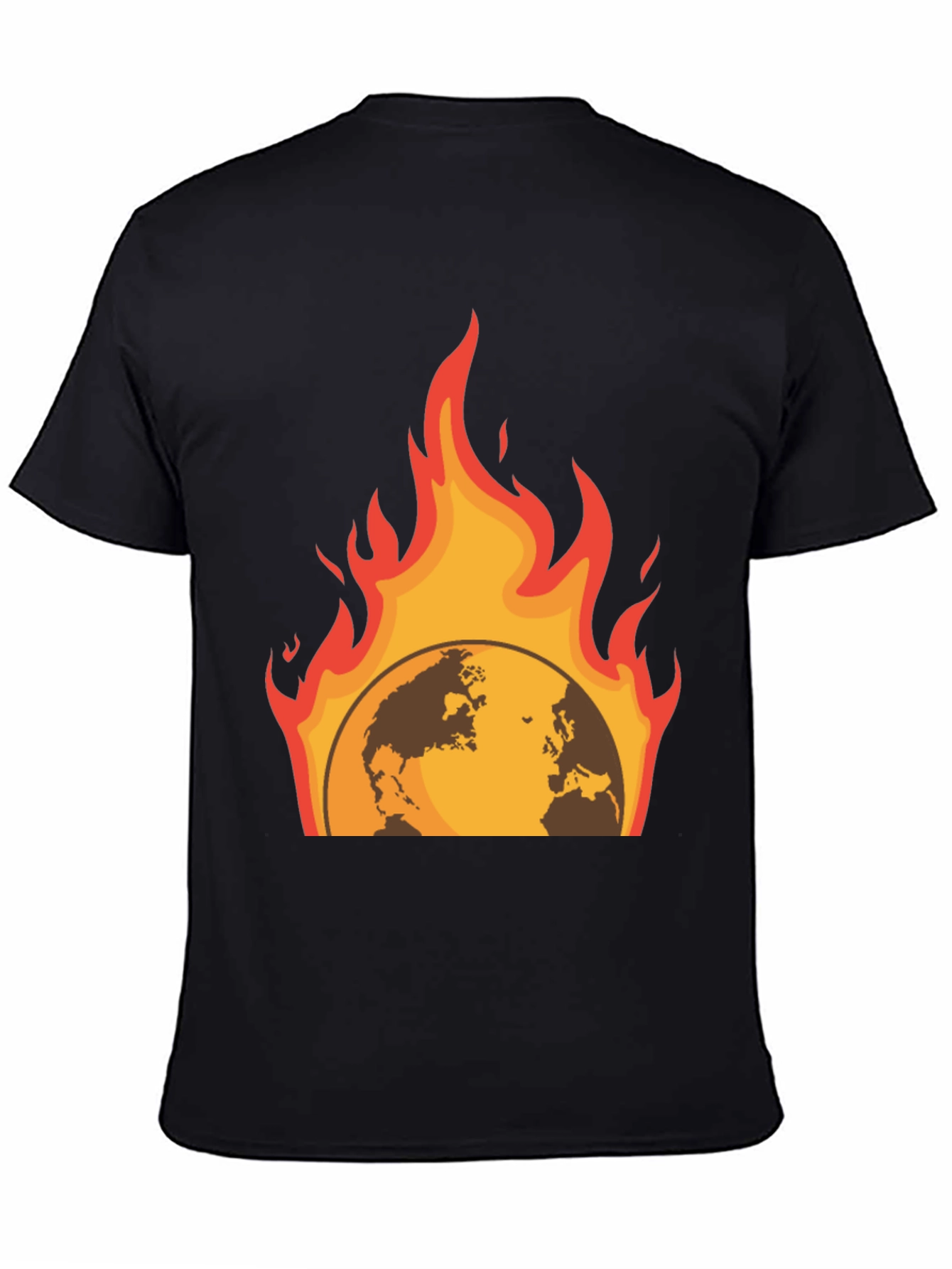 Global Warming Graphic Tee - Black Short Sleeve