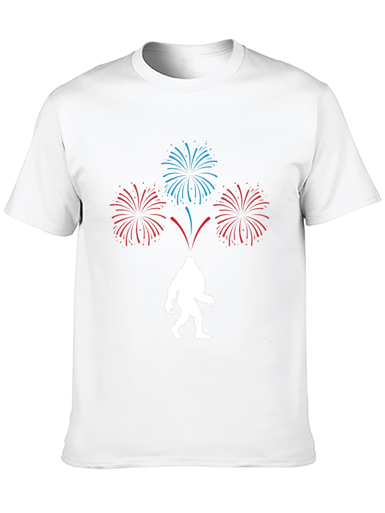 Bigfoot Fireworks Graphic Tee - Celebrate in Style!