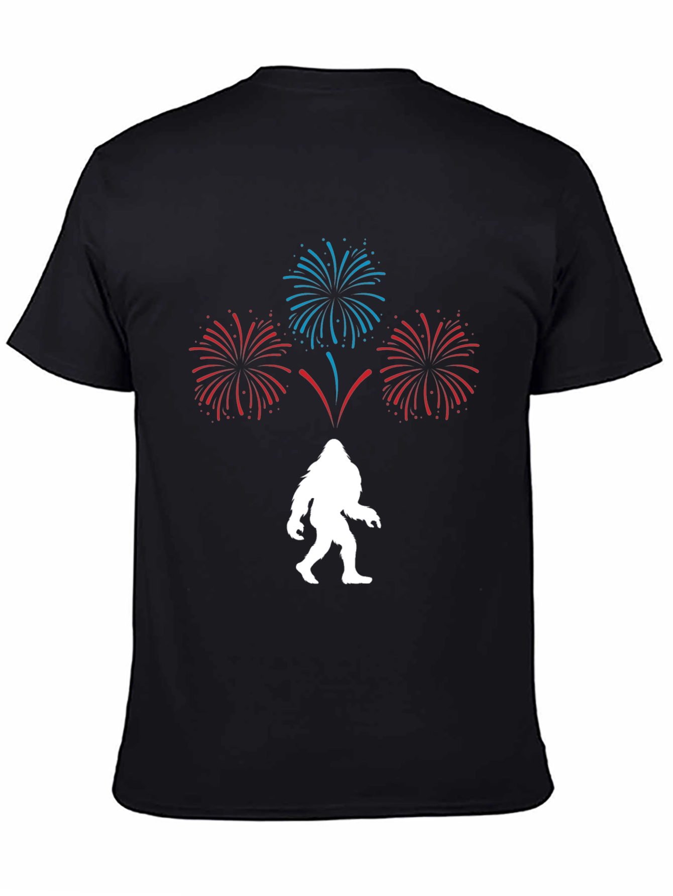 Bigfoot Fireworks Graphic Tee - Celebrate in Style!
