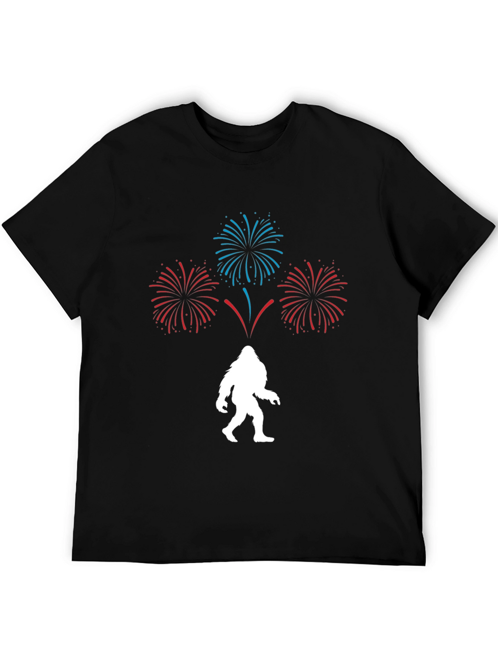 Bigfoot Fireworks Graphic Tee - Celebrate in Style!