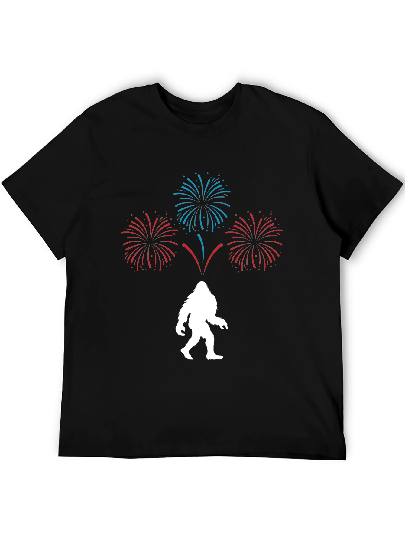 Bigfoot Fireworks Graphic Tee - Celebrate in Style!