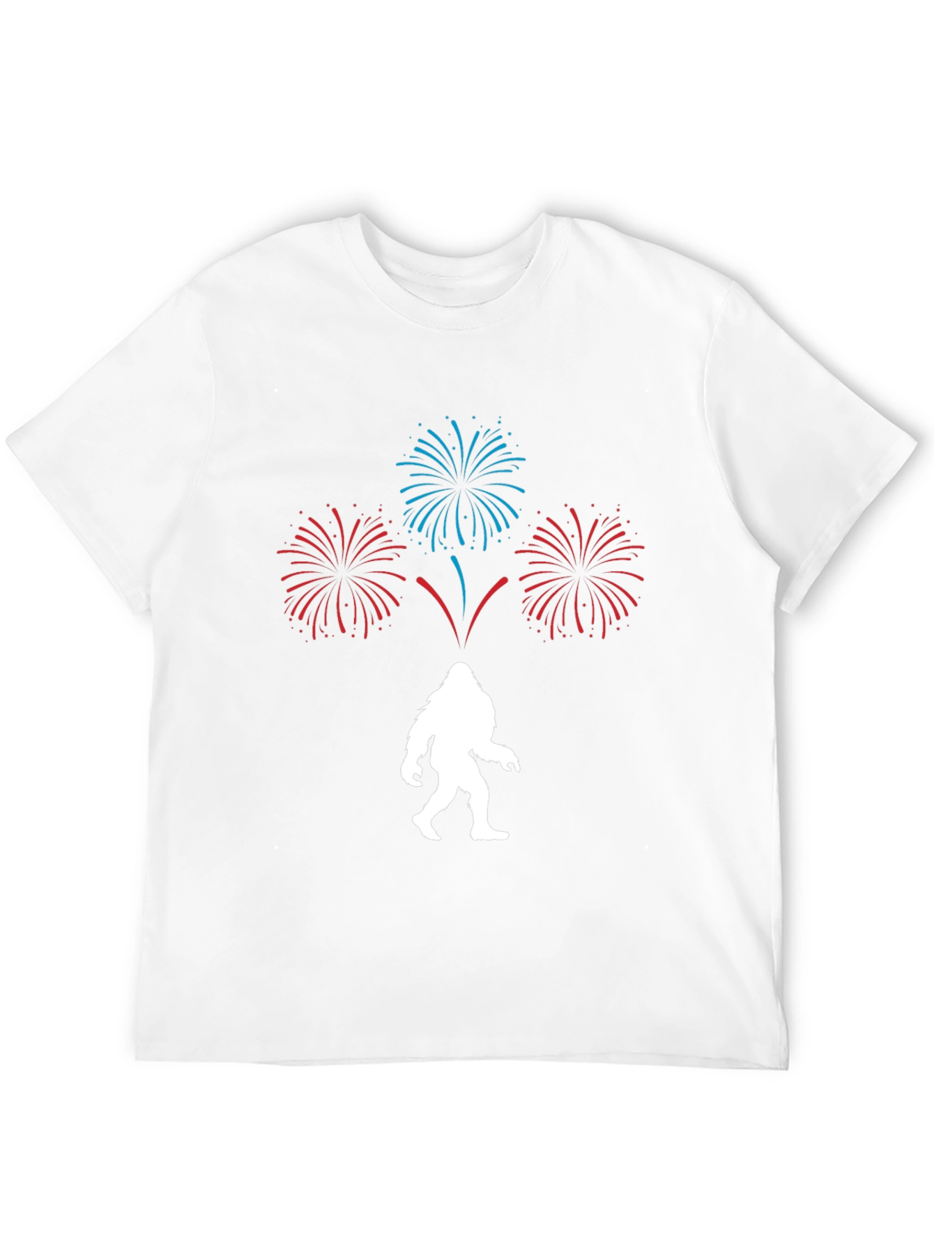 Bigfoot Fireworks Graphic Tee - Celebrate in Style!