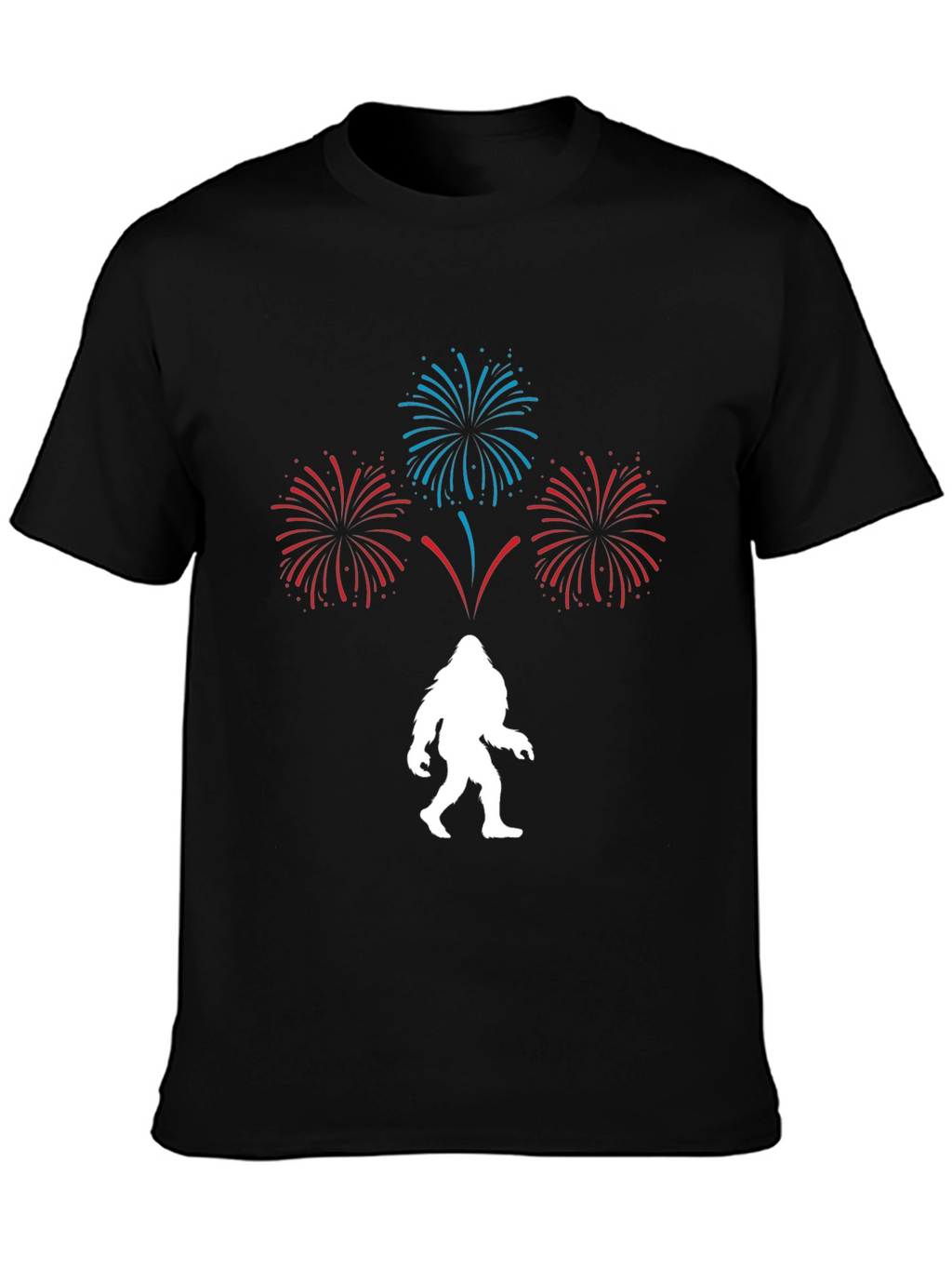 Bigfoot Fireworks Graphic Tee - Celebrate in Style!
