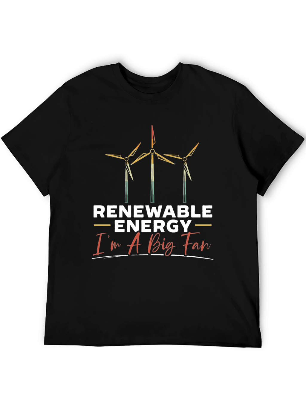 Renewable Energy Fan T-Shirt - Eco-Friendly