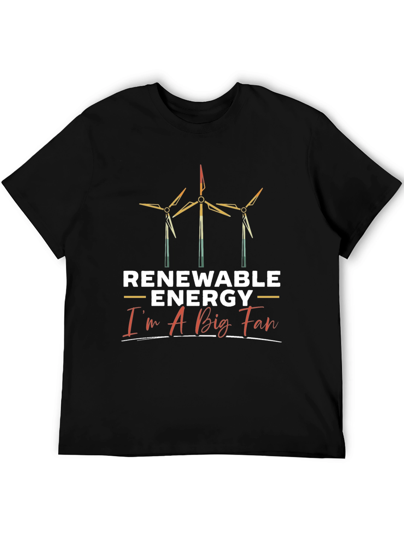 Renewable Energy Fan T-Shirt - Eco-Friendly