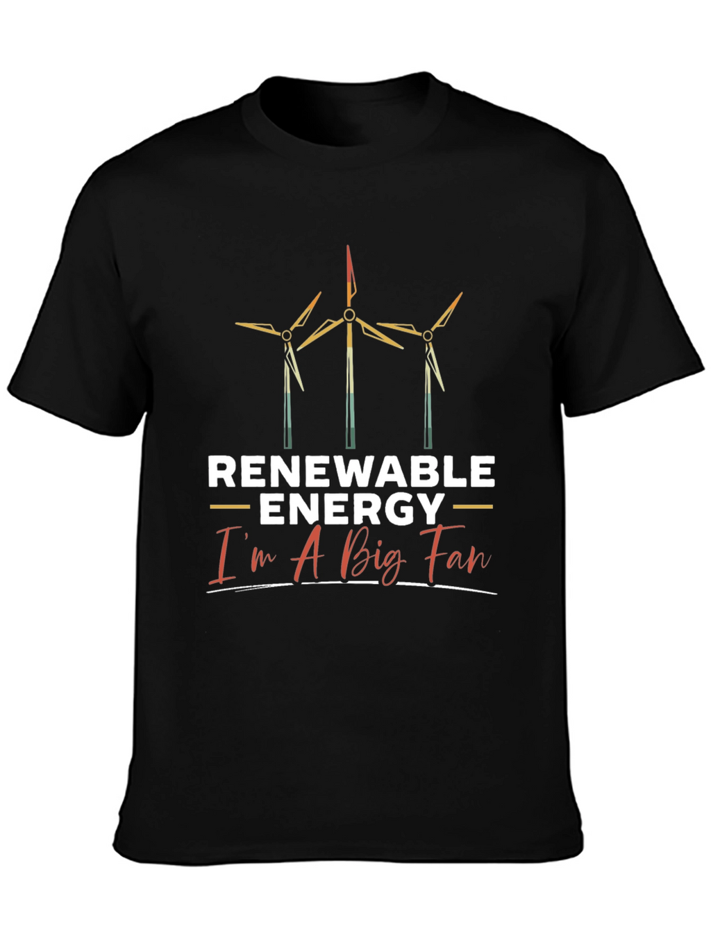 Renewable Energy Fan T-Shirt - Eco-Friendly