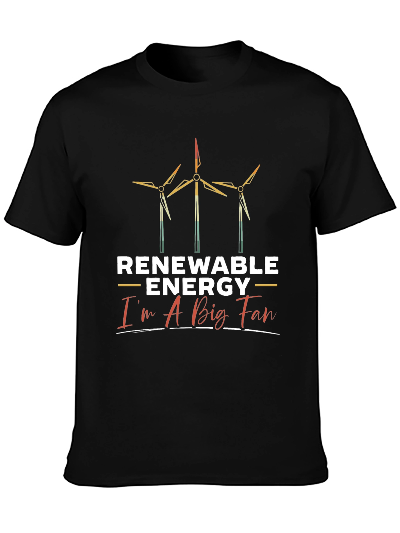 Renewable Energy Fan T-Shirt - Eco-Friendly