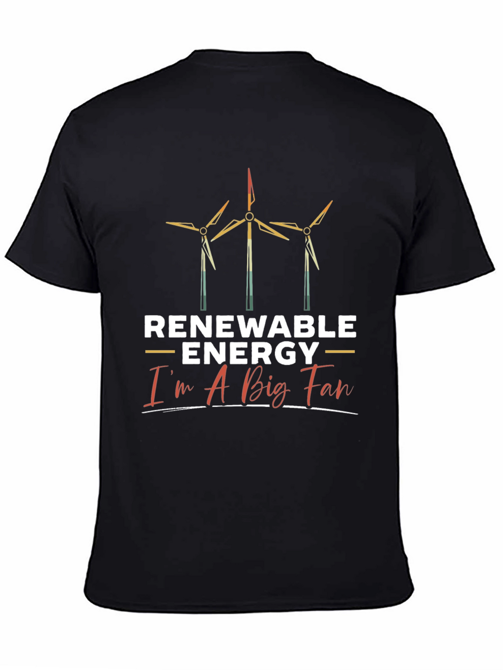 Renewable Energy Fan T-Shirt - Eco-Friendly