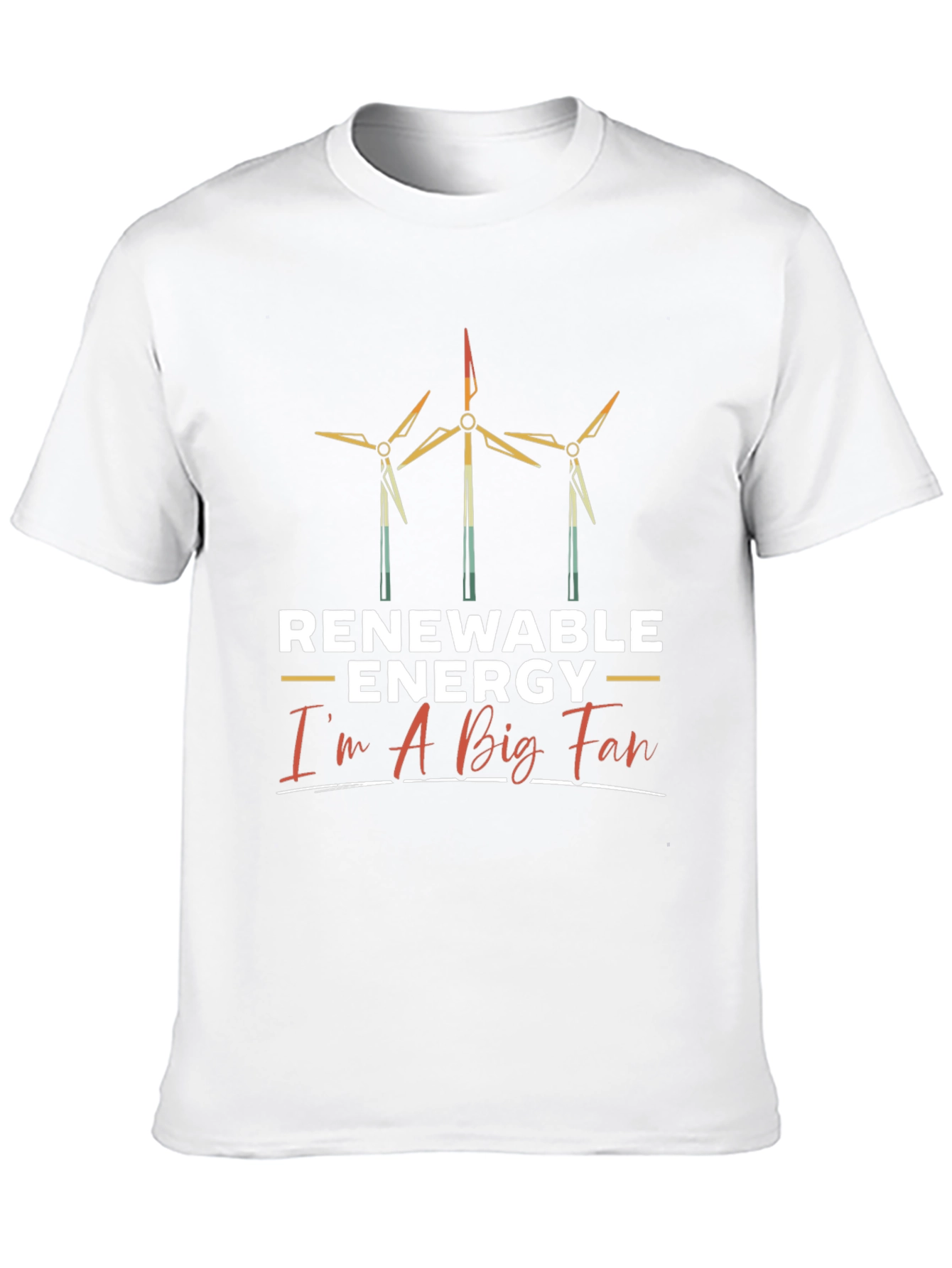 Renewable Energy Fan T-Shirt - Eco-Friendly