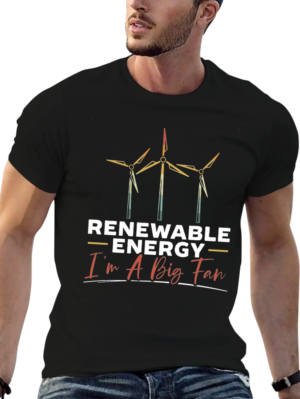Renewable Energy Fan T-Shirt - Eco-Friendly