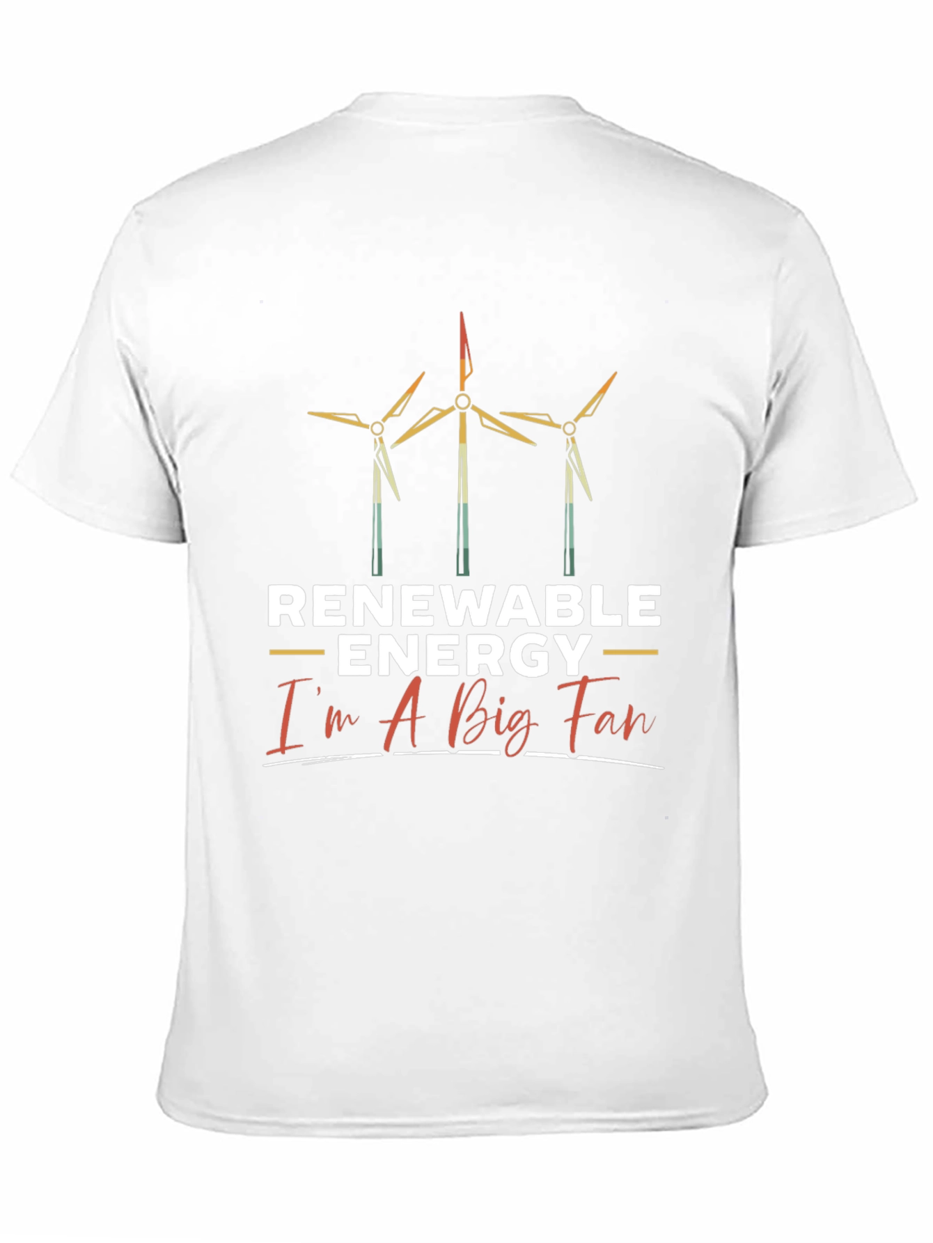 Renewable Energy Fan T-Shirt - Eco-Friendly