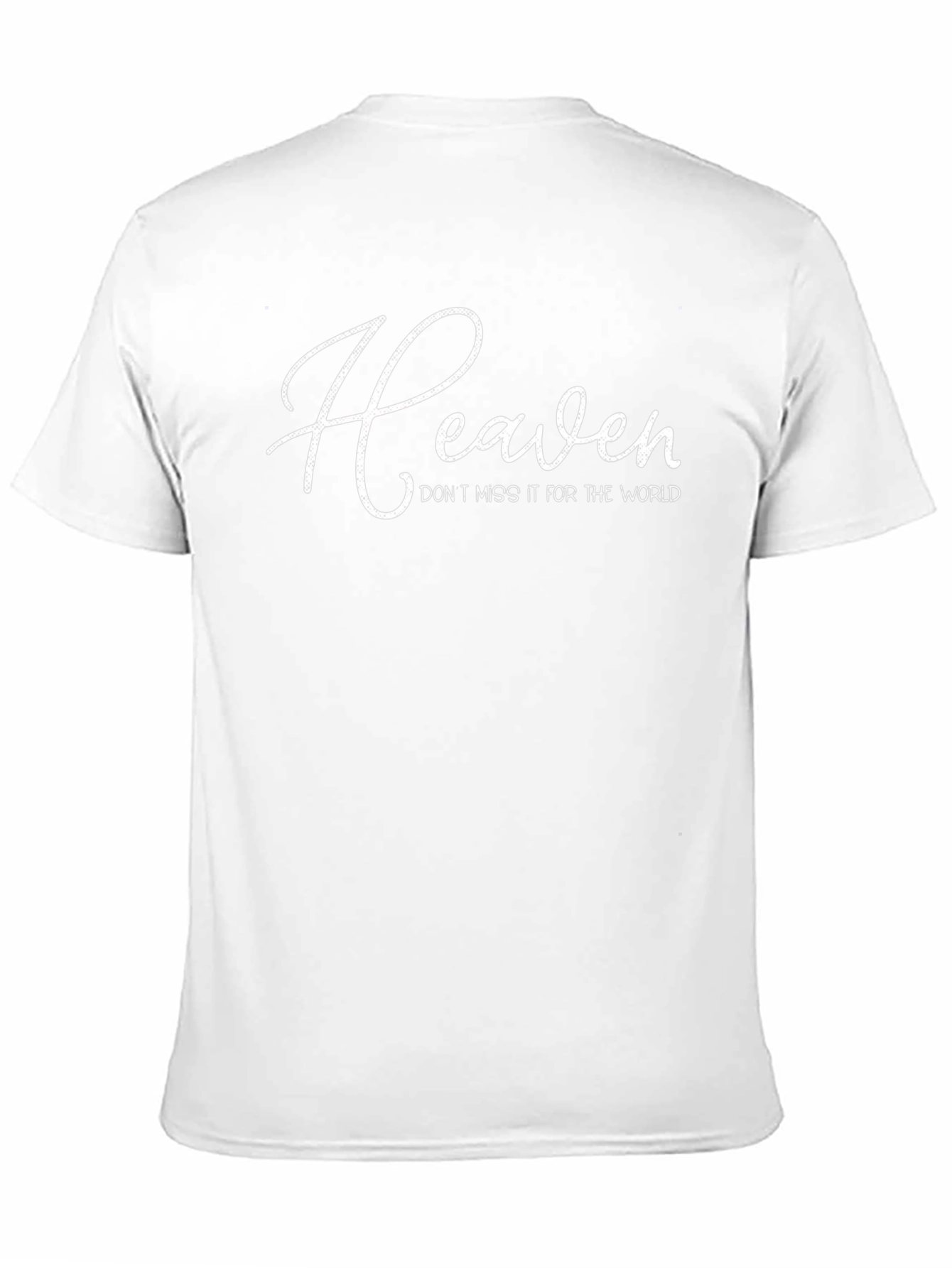 Heaven Dont Miss It Black T-Shirt