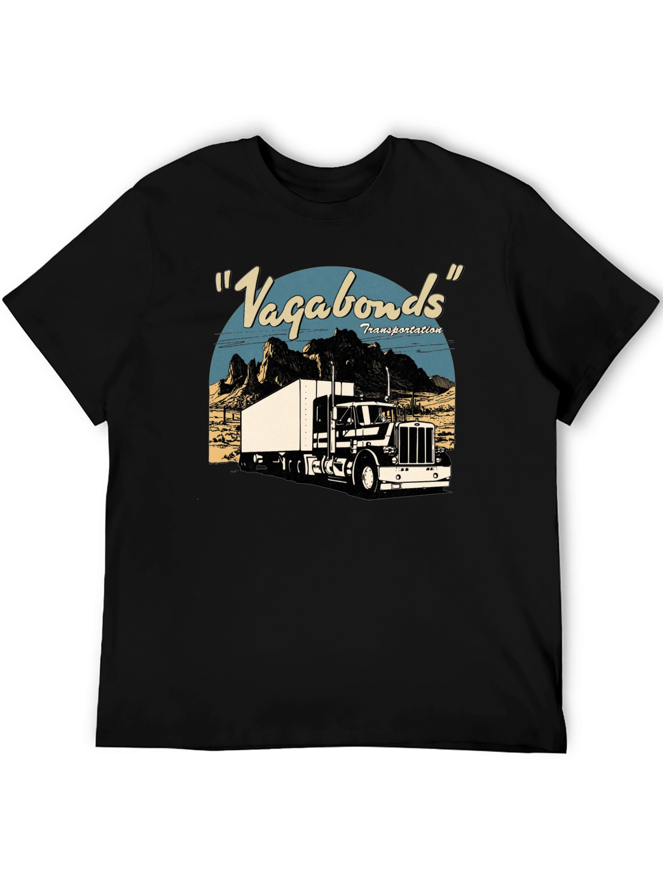 Vagabonds Trucking Tee - Retro Style