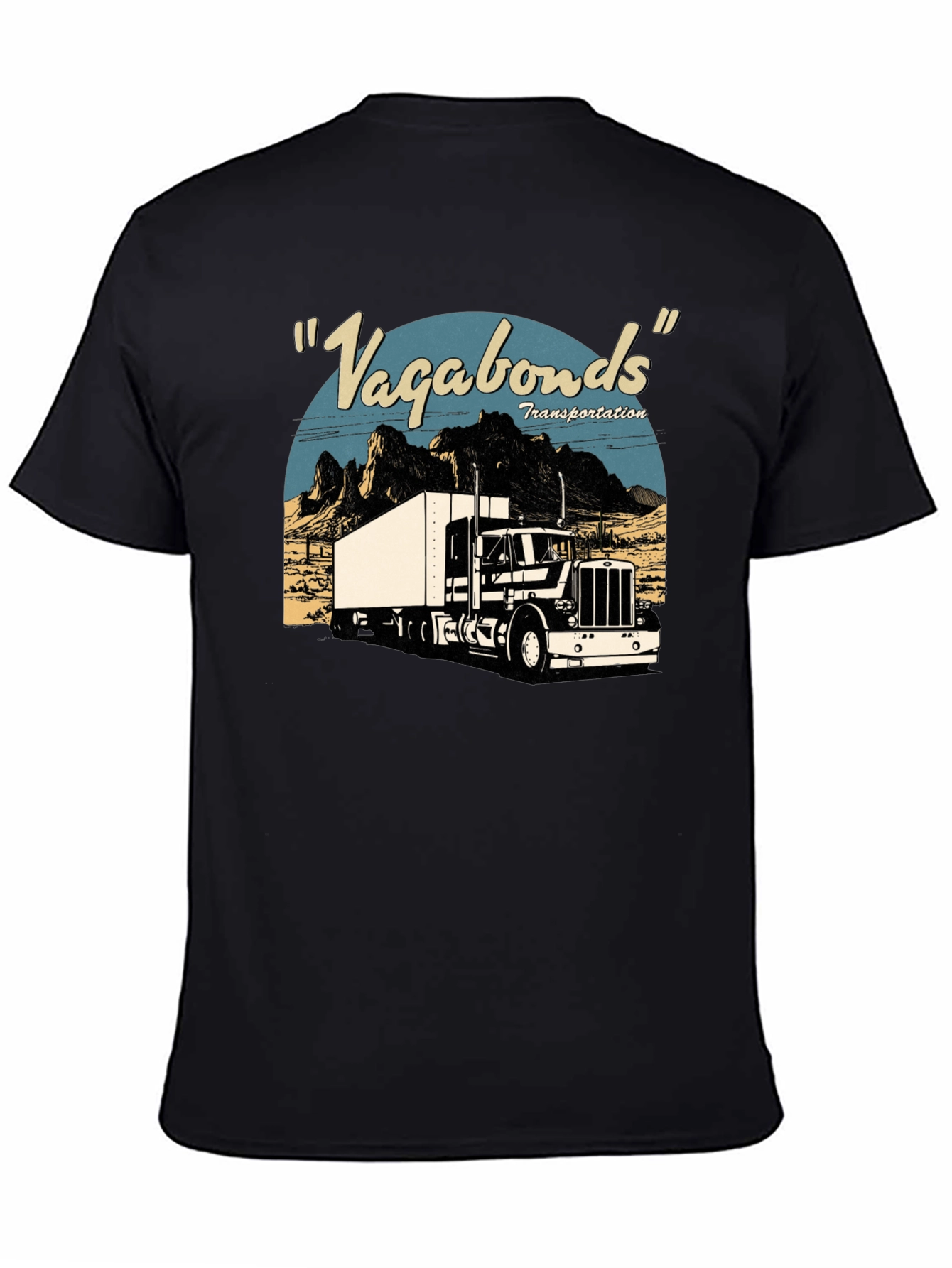 Vagabonds Trucking Tee - Retro Style