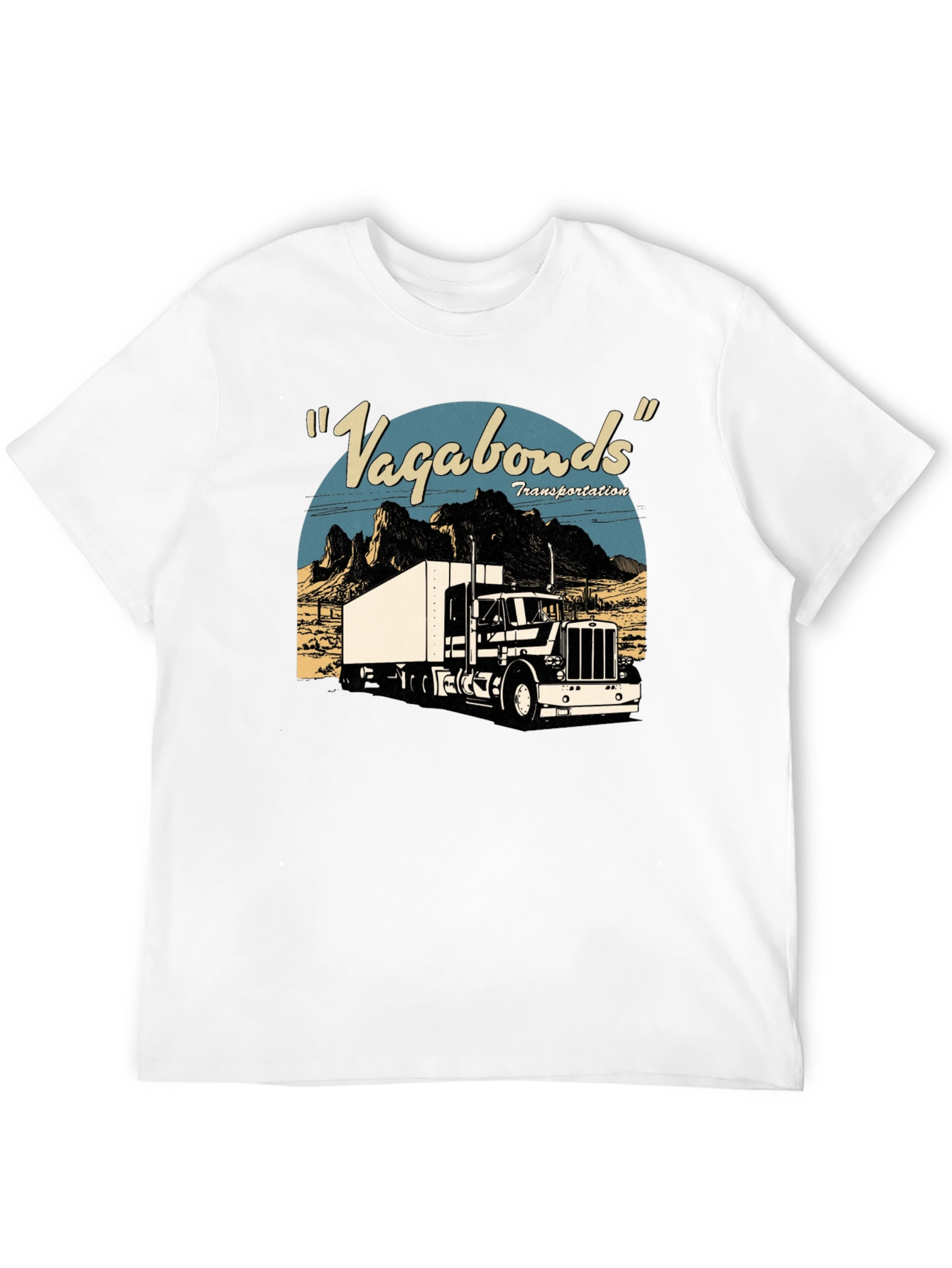 Vagabonds Trucking Tee - Retro Style
