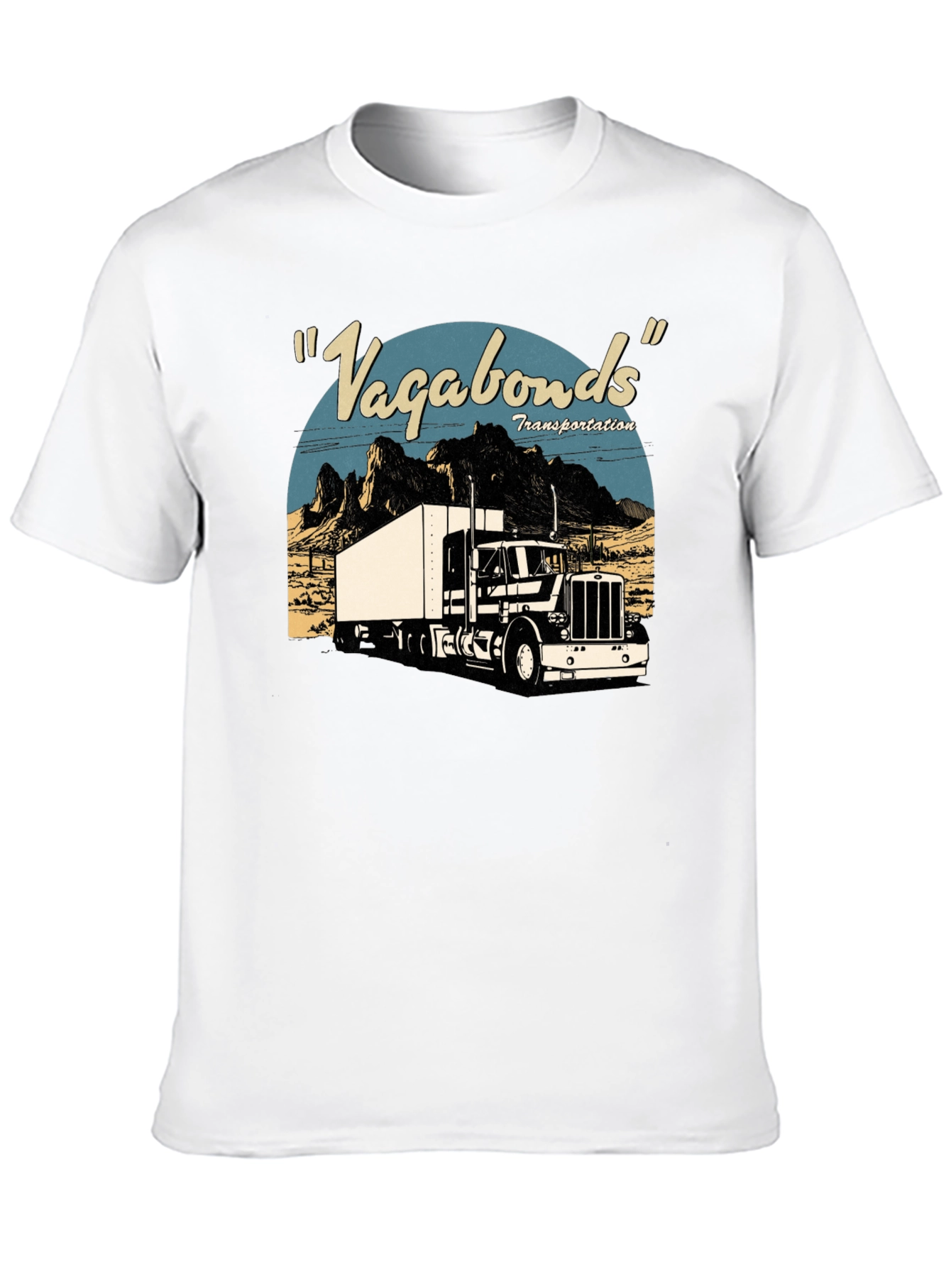 Vagabonds Trucking Tee - Retro Style