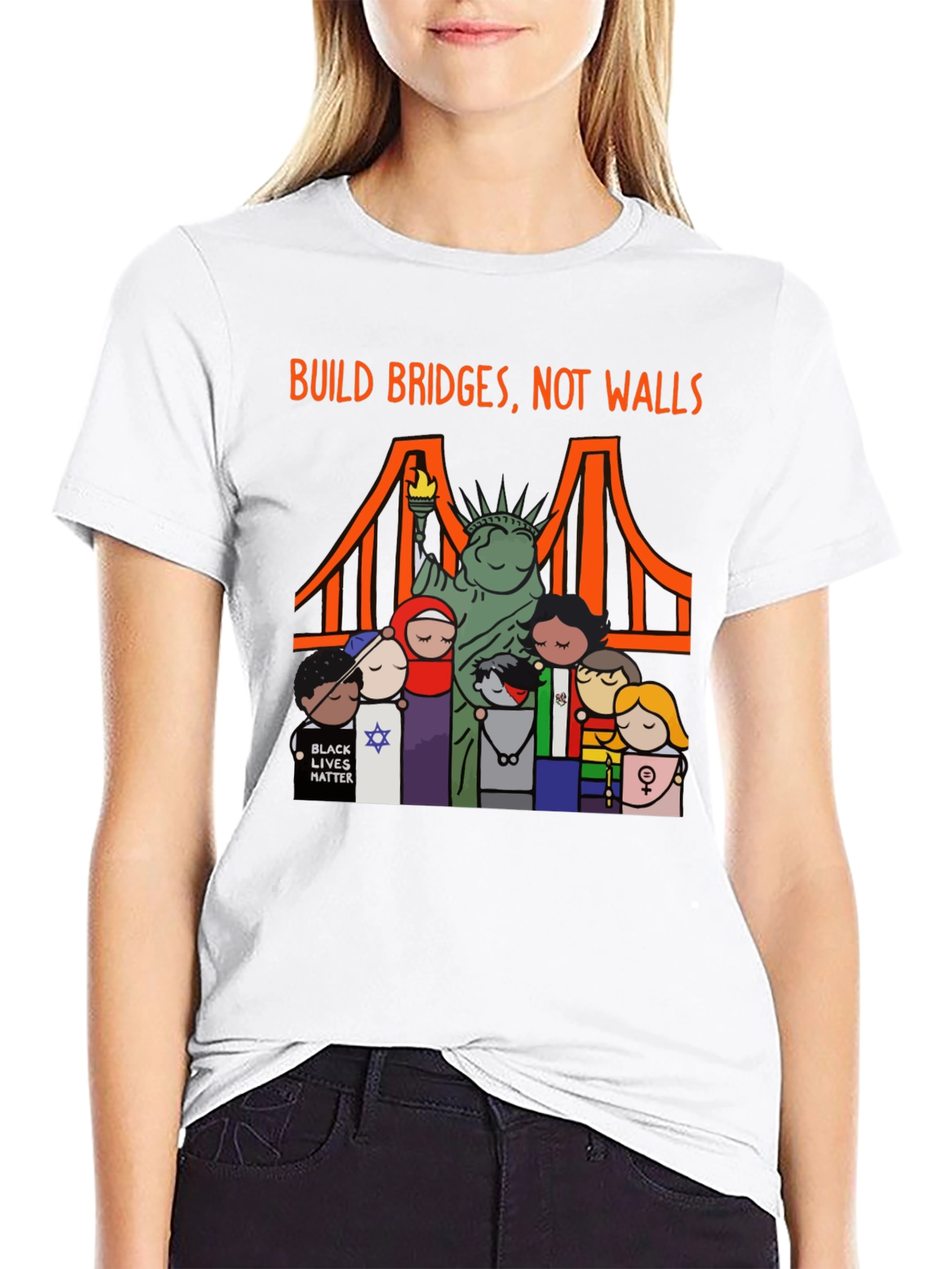 Build Bridges Not Walls T-Shirt