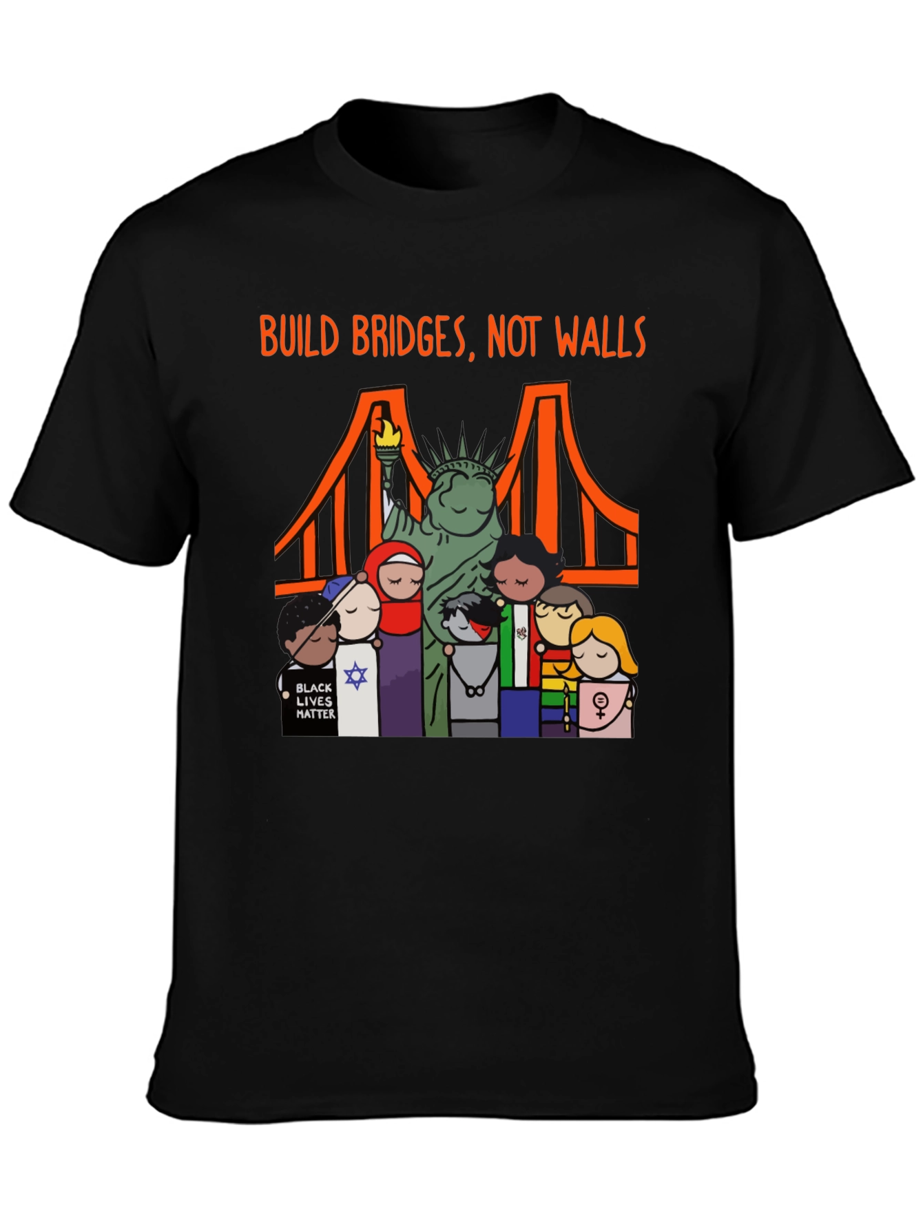 Build Bridges Not Walls T-Shirt