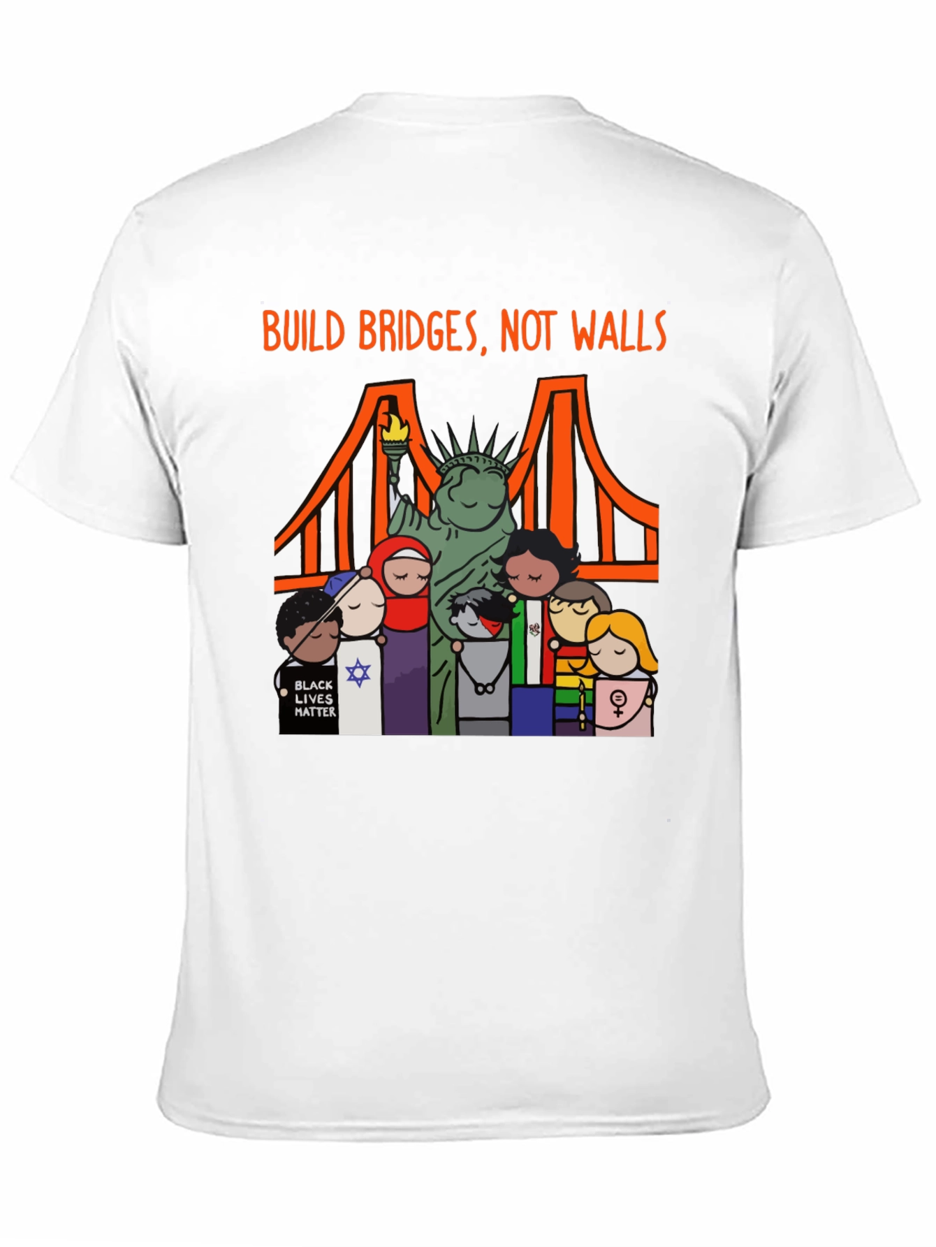 Build Bridges Not Walls T-Shirt