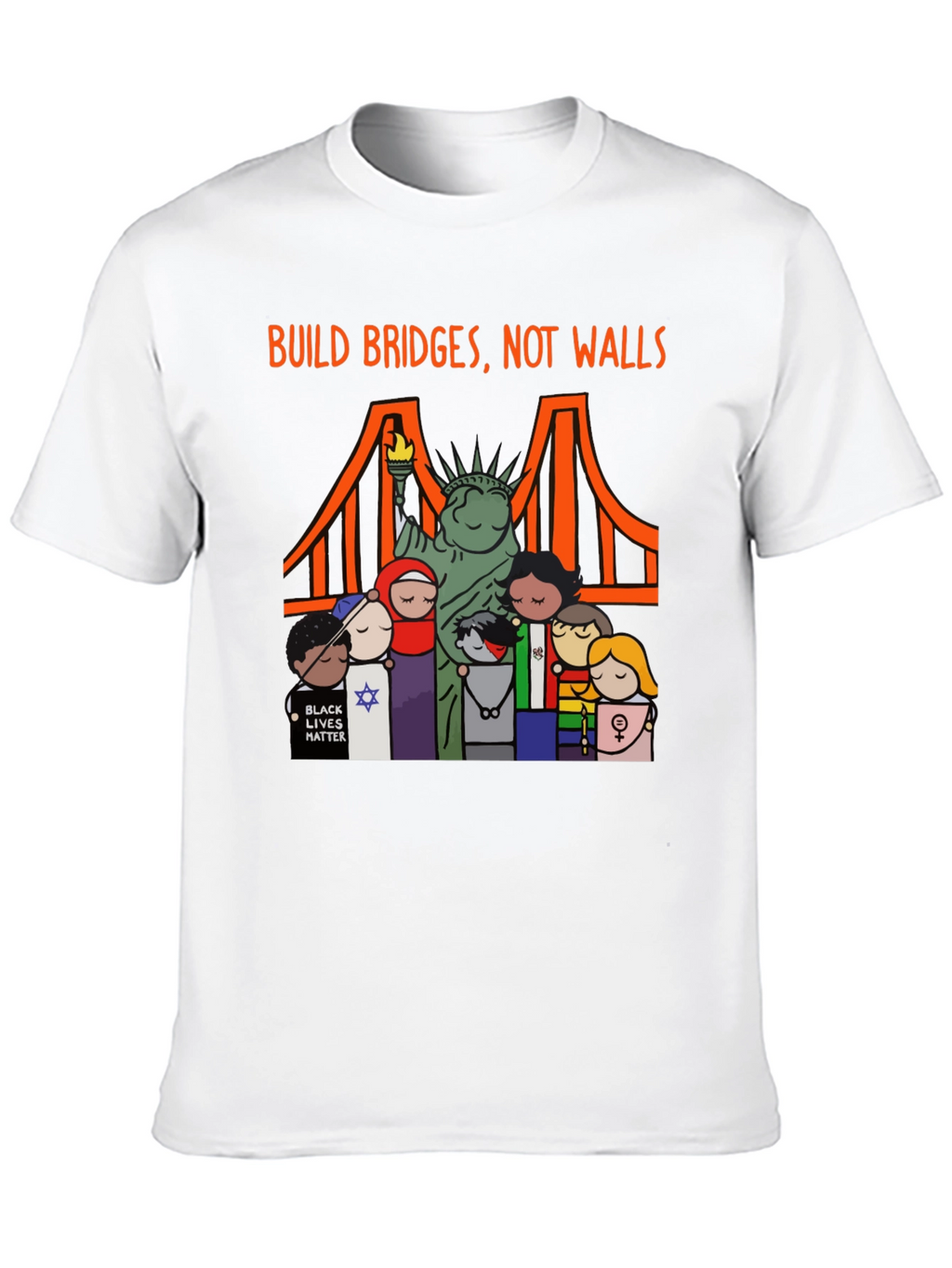 Build Bridges Not Walls T-Shirt