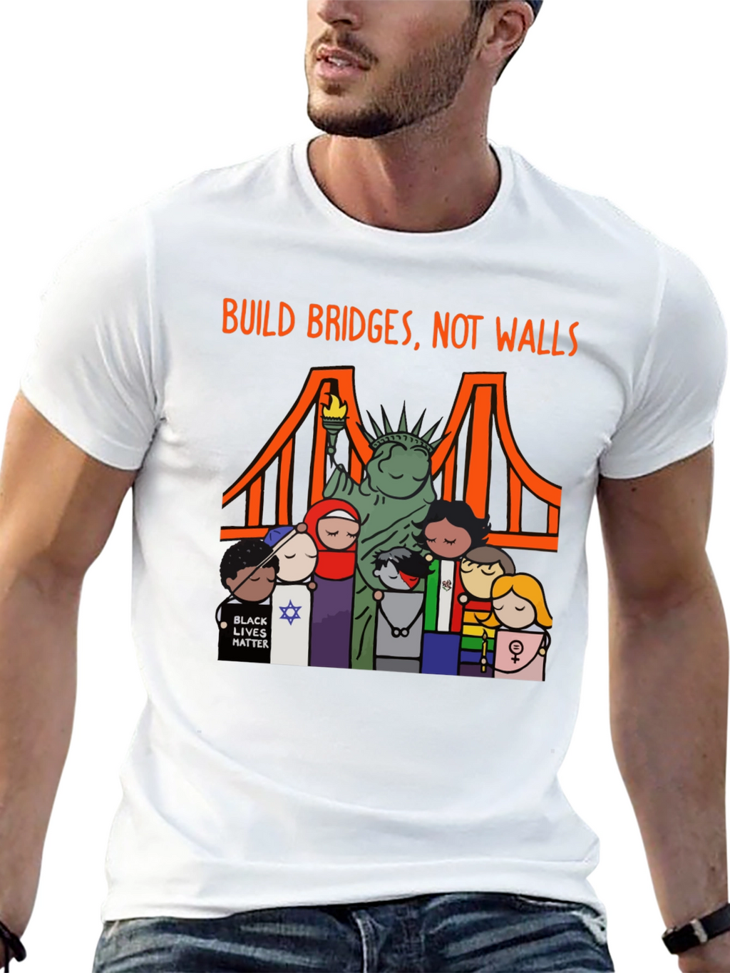 Build Bridges Not Walls T-Shirt