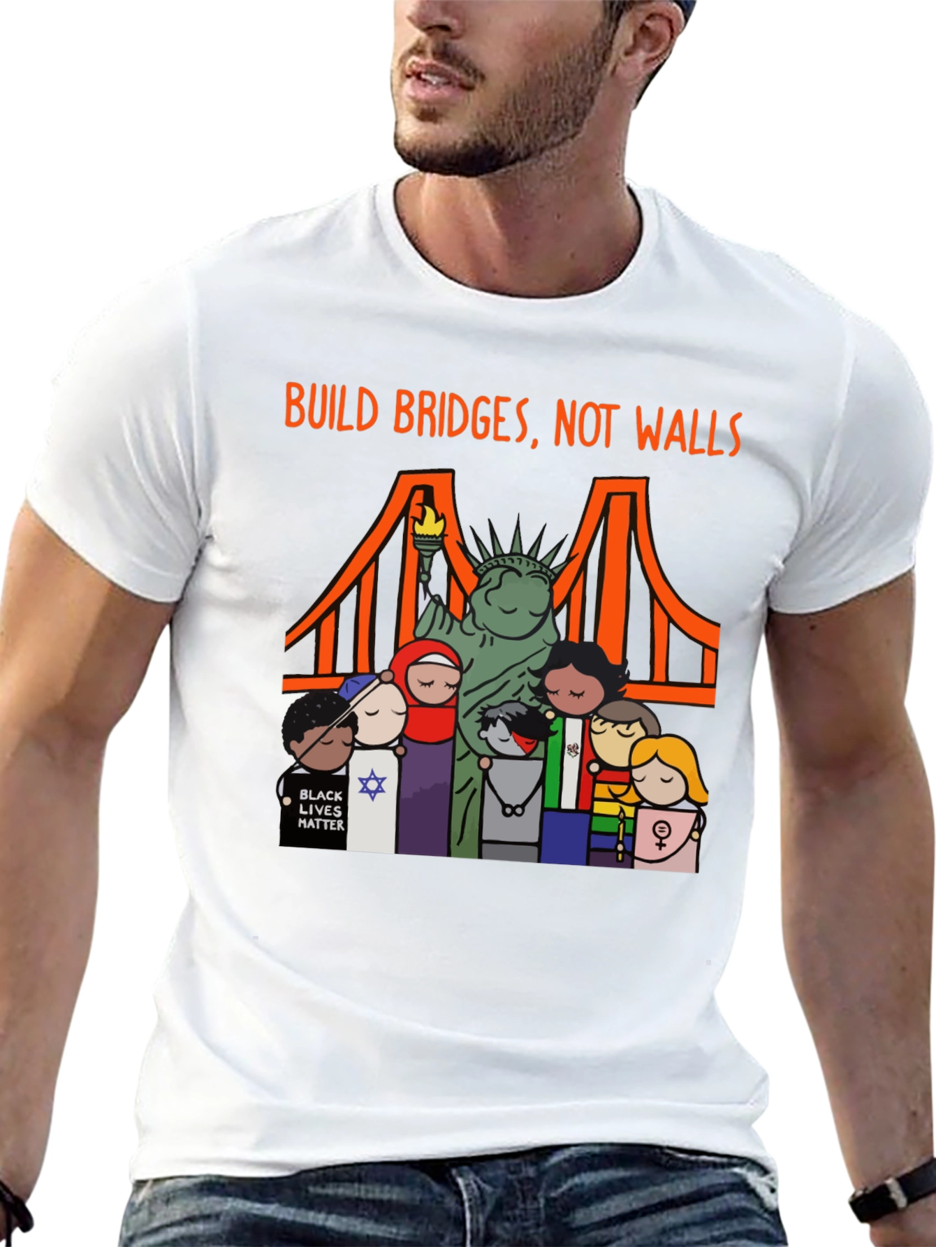 Build Bridges Not Walls T-Shirt